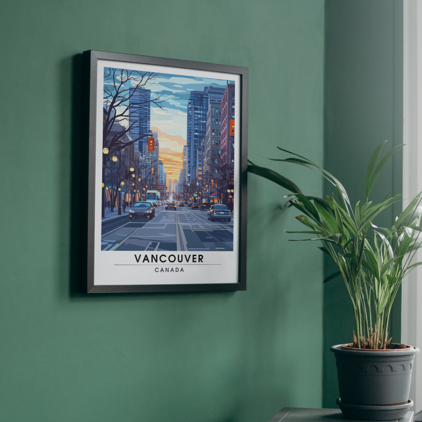 Affiche Vancouver | Poster décoratif Canada | Affiche Canada