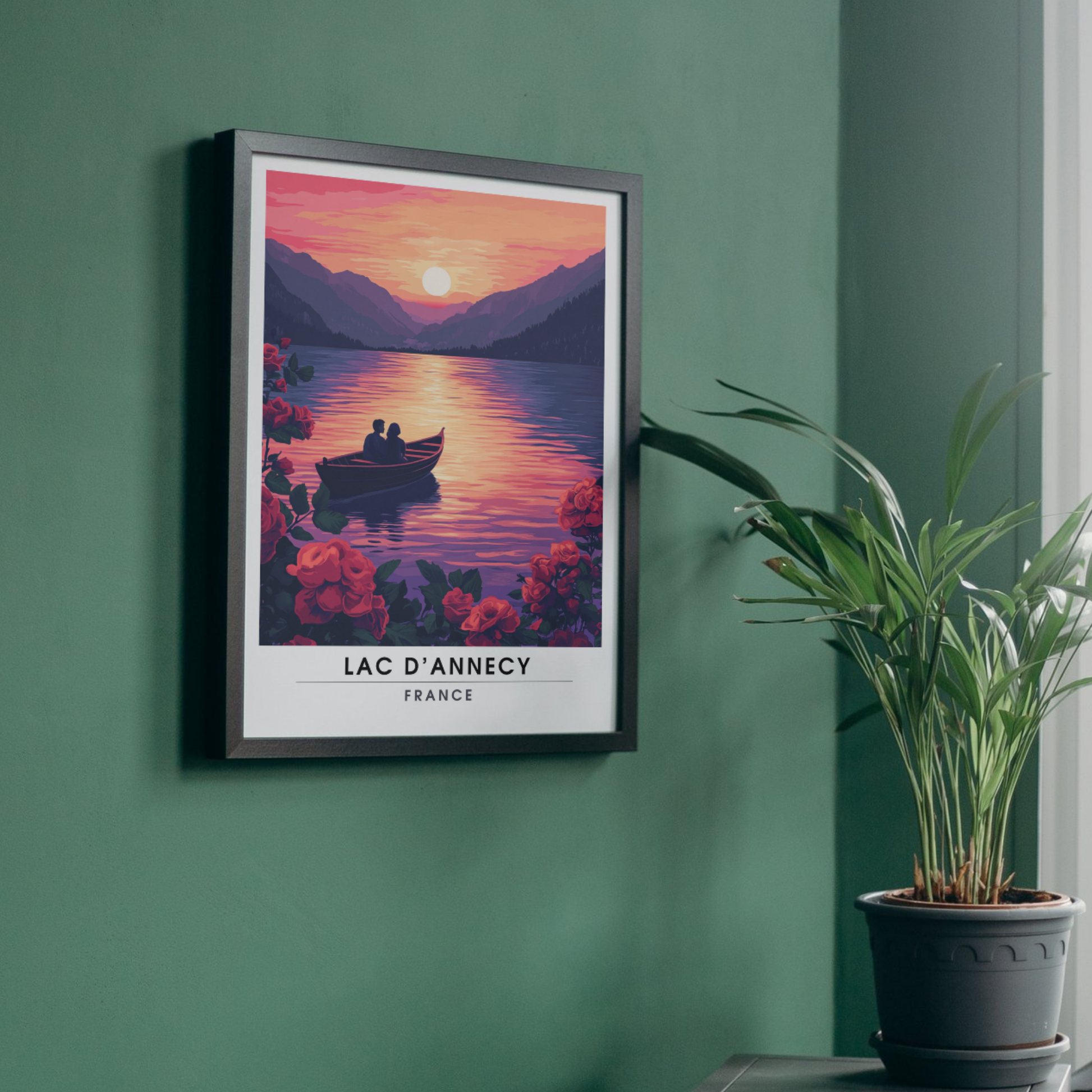 Affiche Lac d’Annecy | Impression France  |  Affiche France