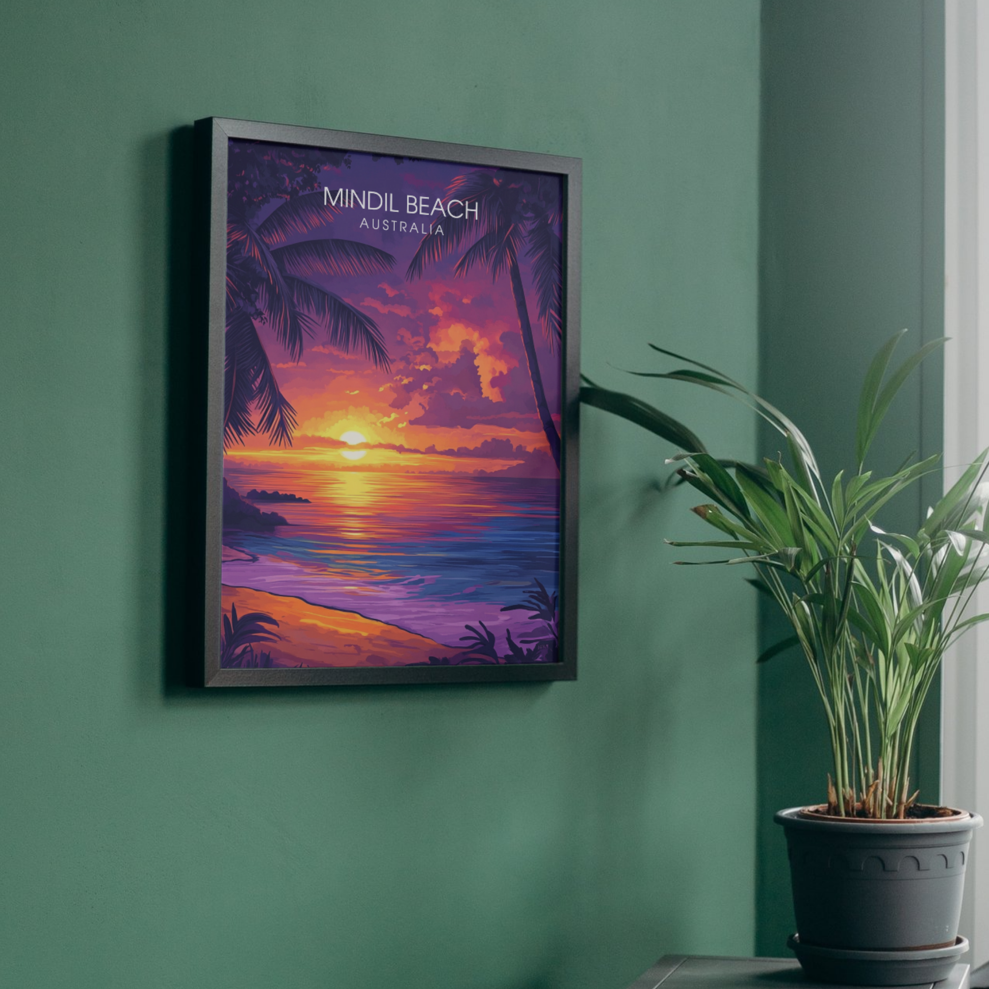 Affiche Plage de Mindil | Impression Australie | Affiche Australie