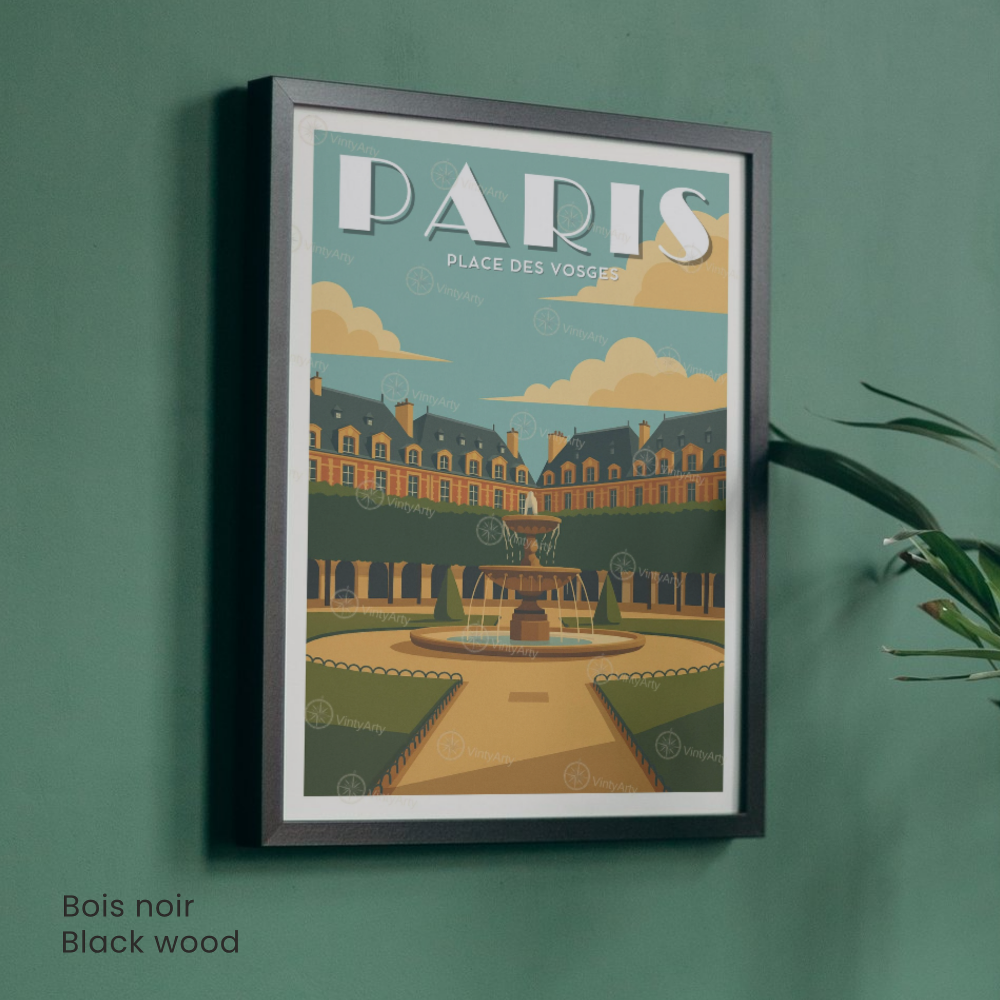 Affiche Paris | Impression Place des Vosges  | Affiche France
