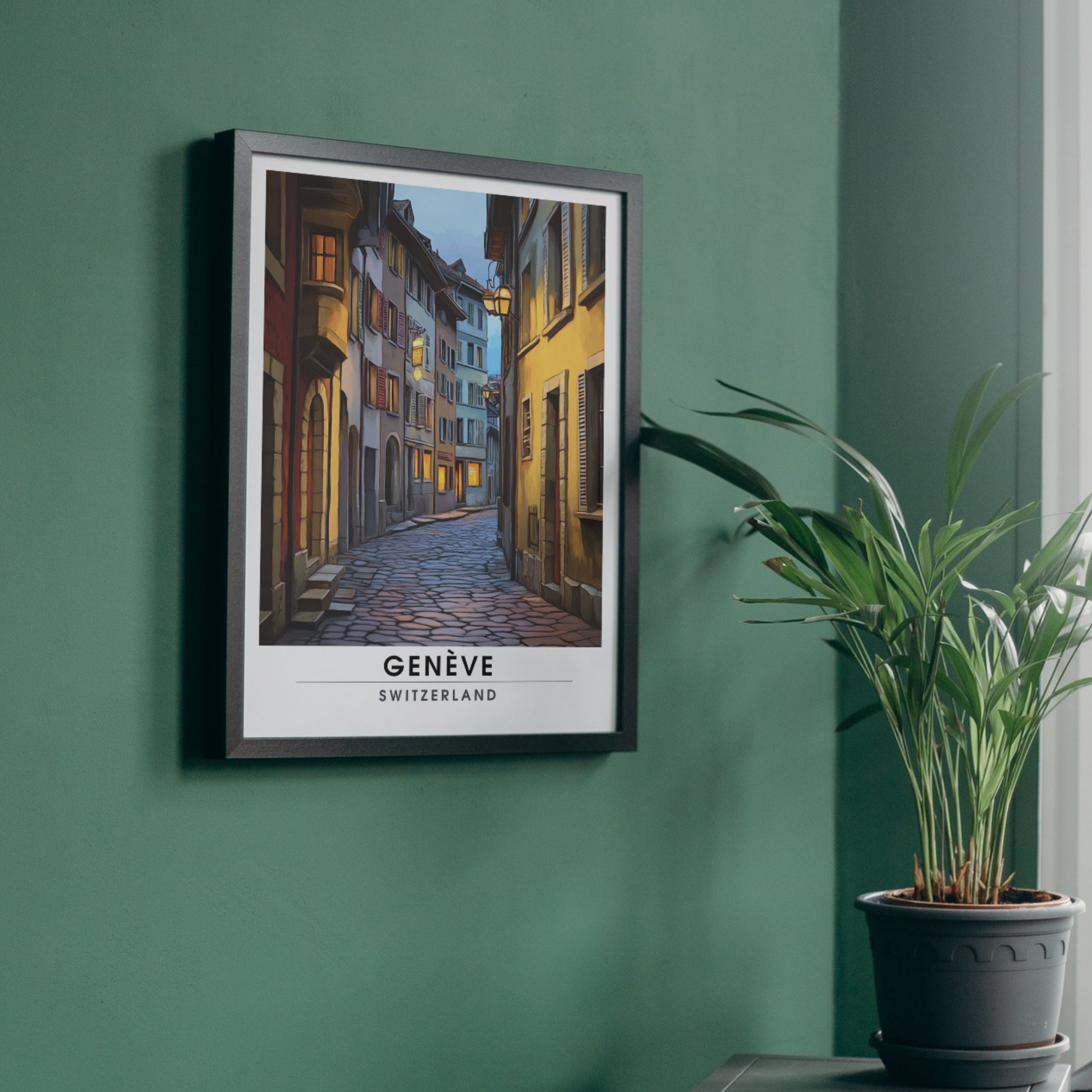 Affiche Genève | Poster Murale Suisse | Affiche Suisse