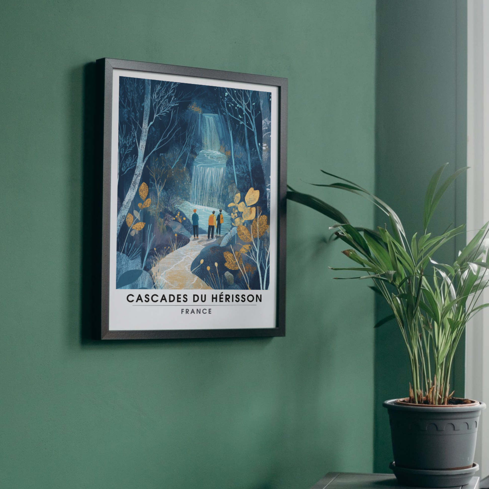 Affiche Cascades du Hérisson | Impression france | France