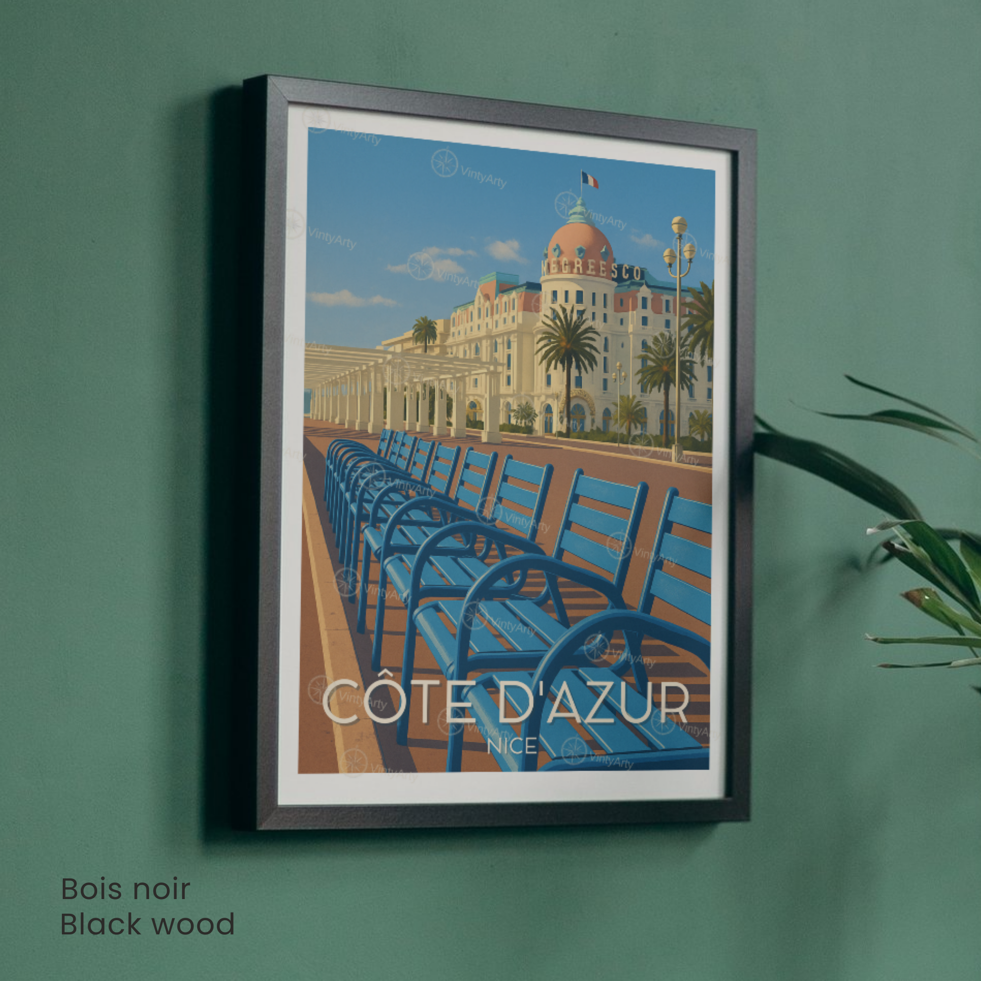 Affiche Côte d’Azur | Impression Artistique Côte d’Azur | Affiche France
