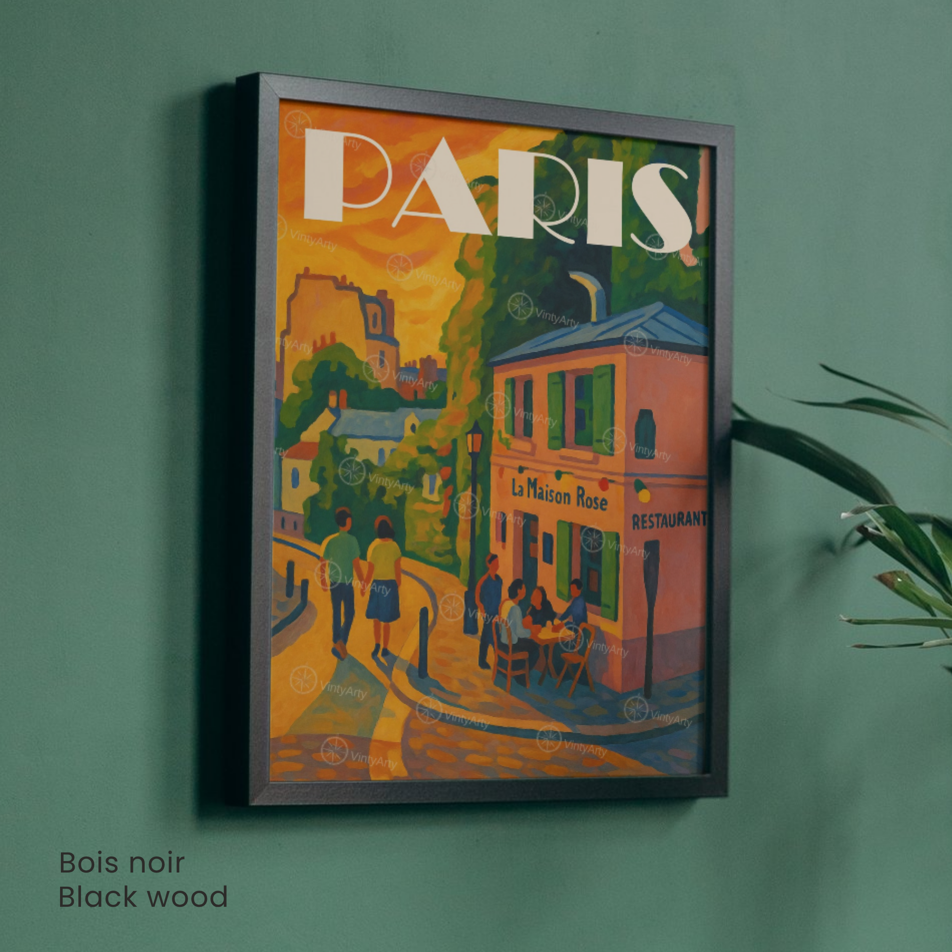 Affiche Paris | Impression décoratif Montmartre - Sacré Cœur | Affiche France