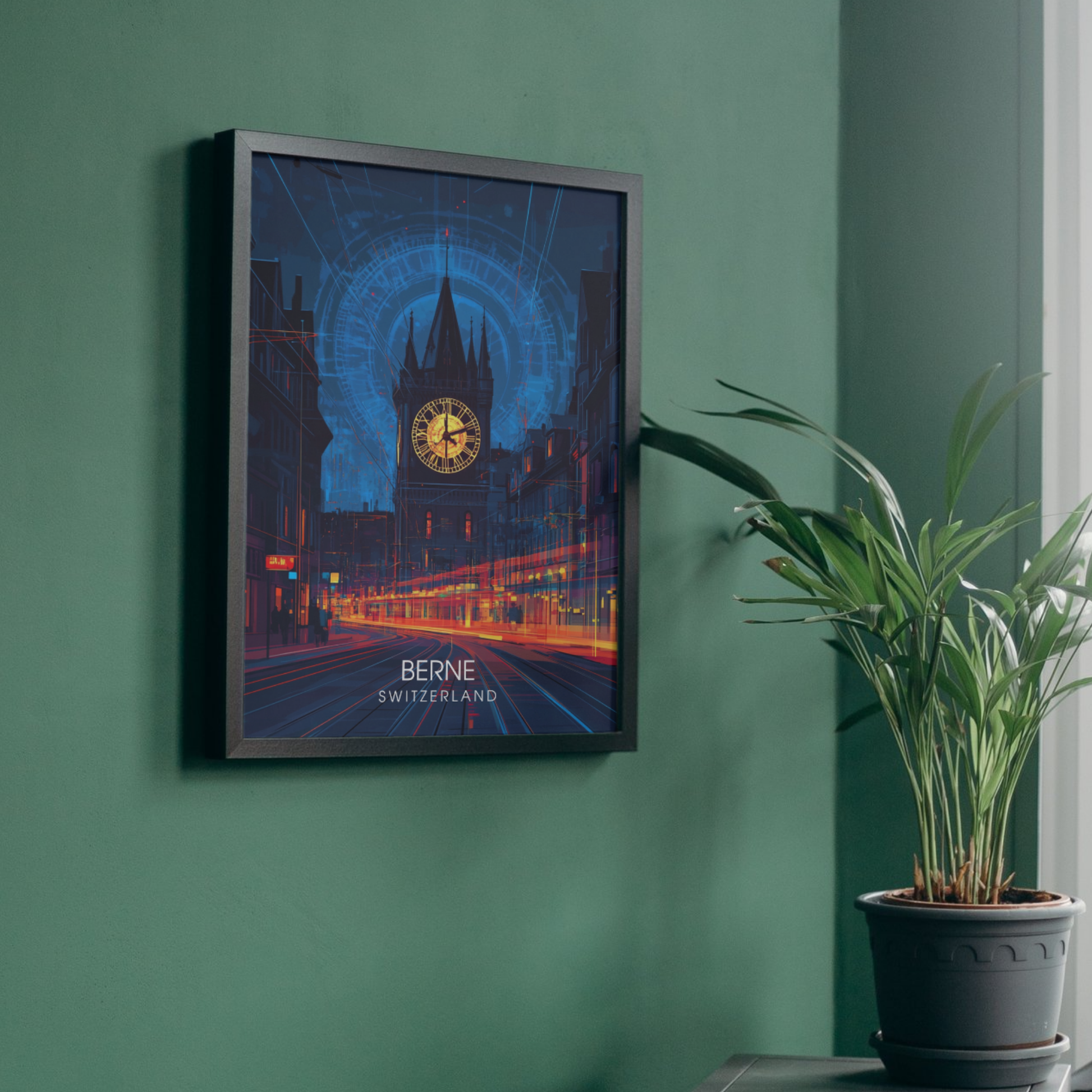 Affiche Berne | Impression de voyage Suisse | Affiche Suisse