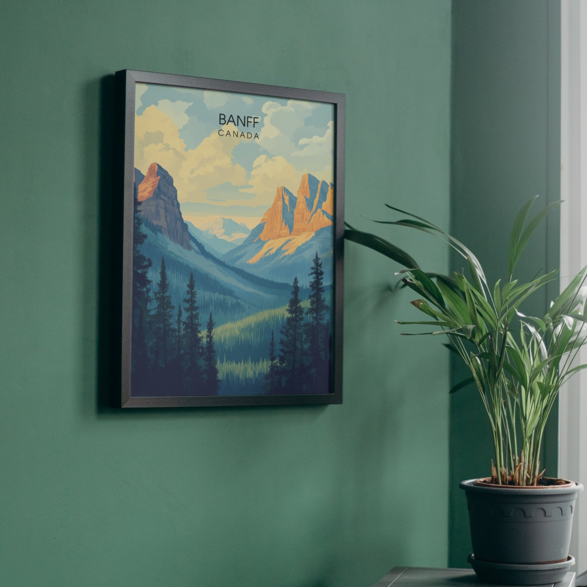 Affiche Parc national de Banff | Impression Canada | Affiche Canada