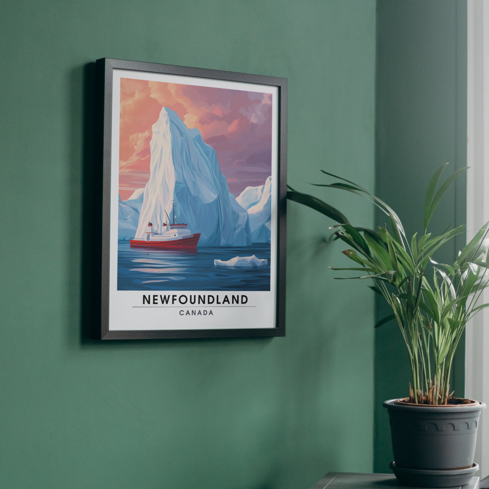 Affiche Terre Neuve | Impression Murale Canada | Affiche Canada