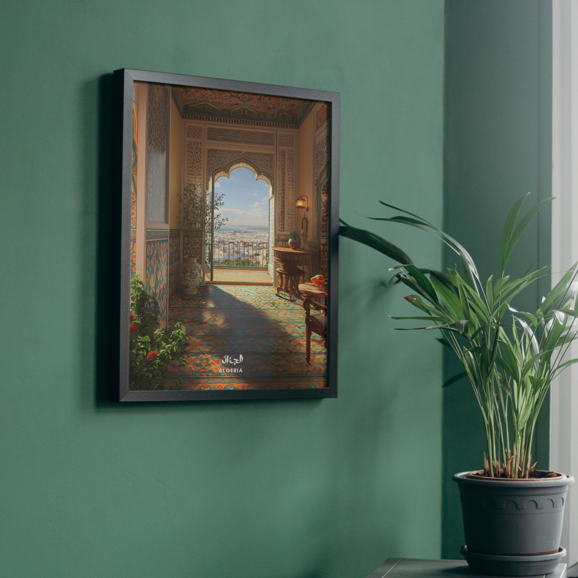 Affiche Casbah | Poster Murale Alger | Affiche Algérie
