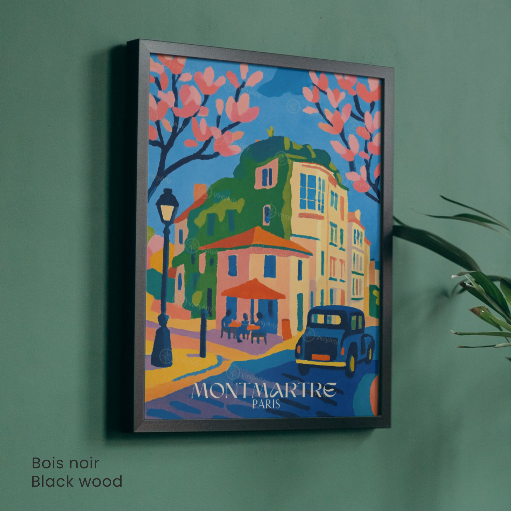Affiche Paris | Impression de voyage Montmartre - Sacré Cœur | Affiche France