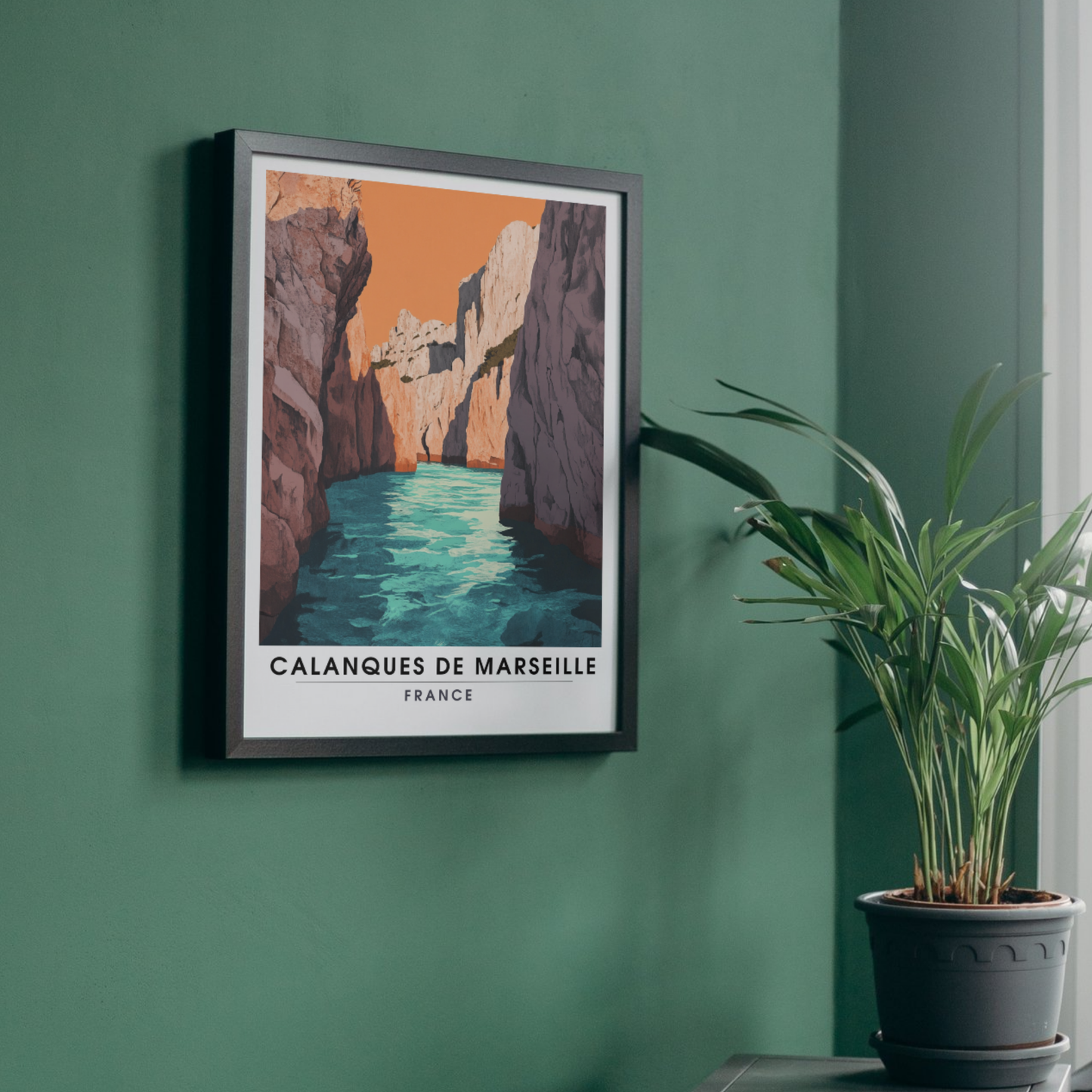 Affiche france | Impression france | Calanques de Marseille