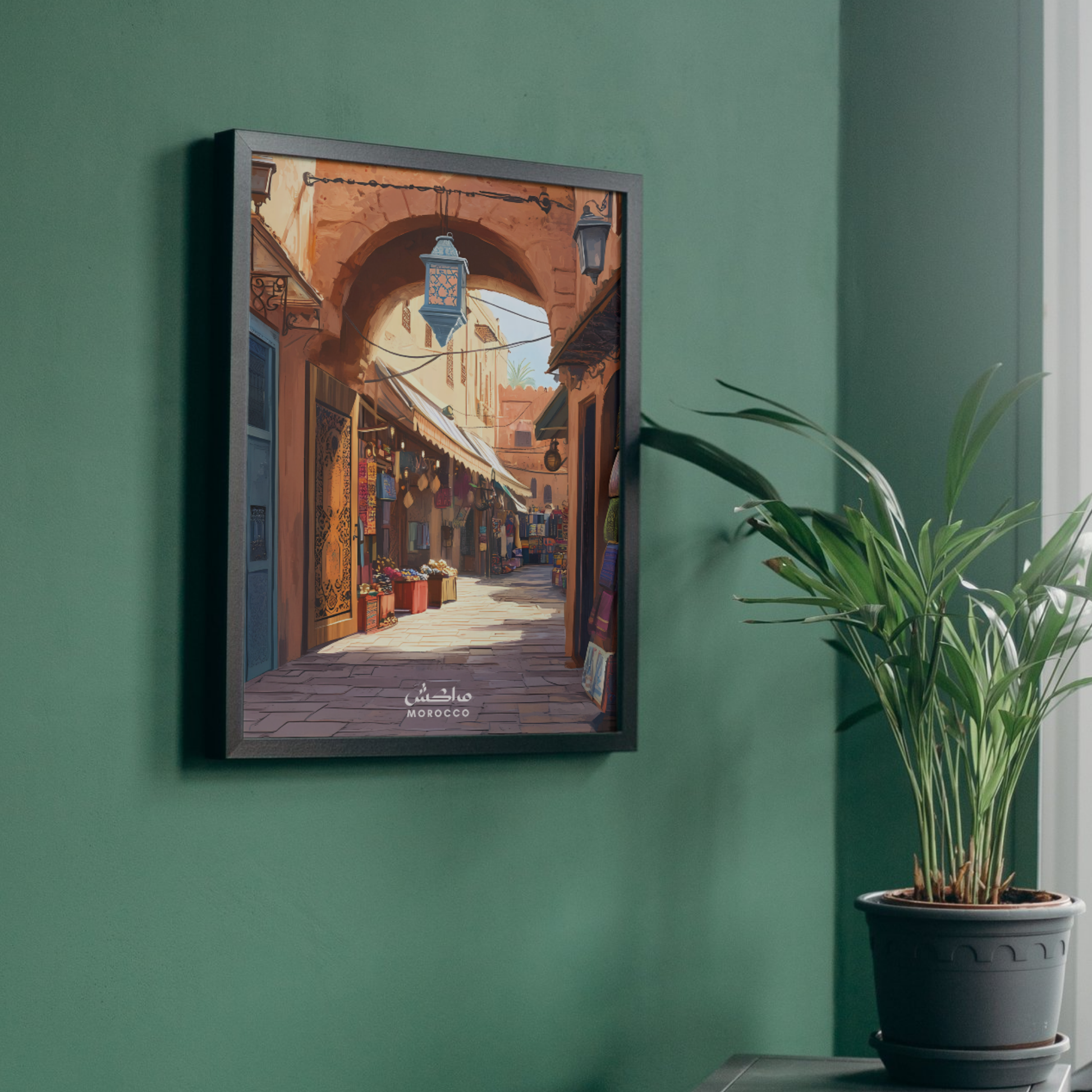 Affiche Marrakech | Impression Murale Maroc | Affiche Maroc