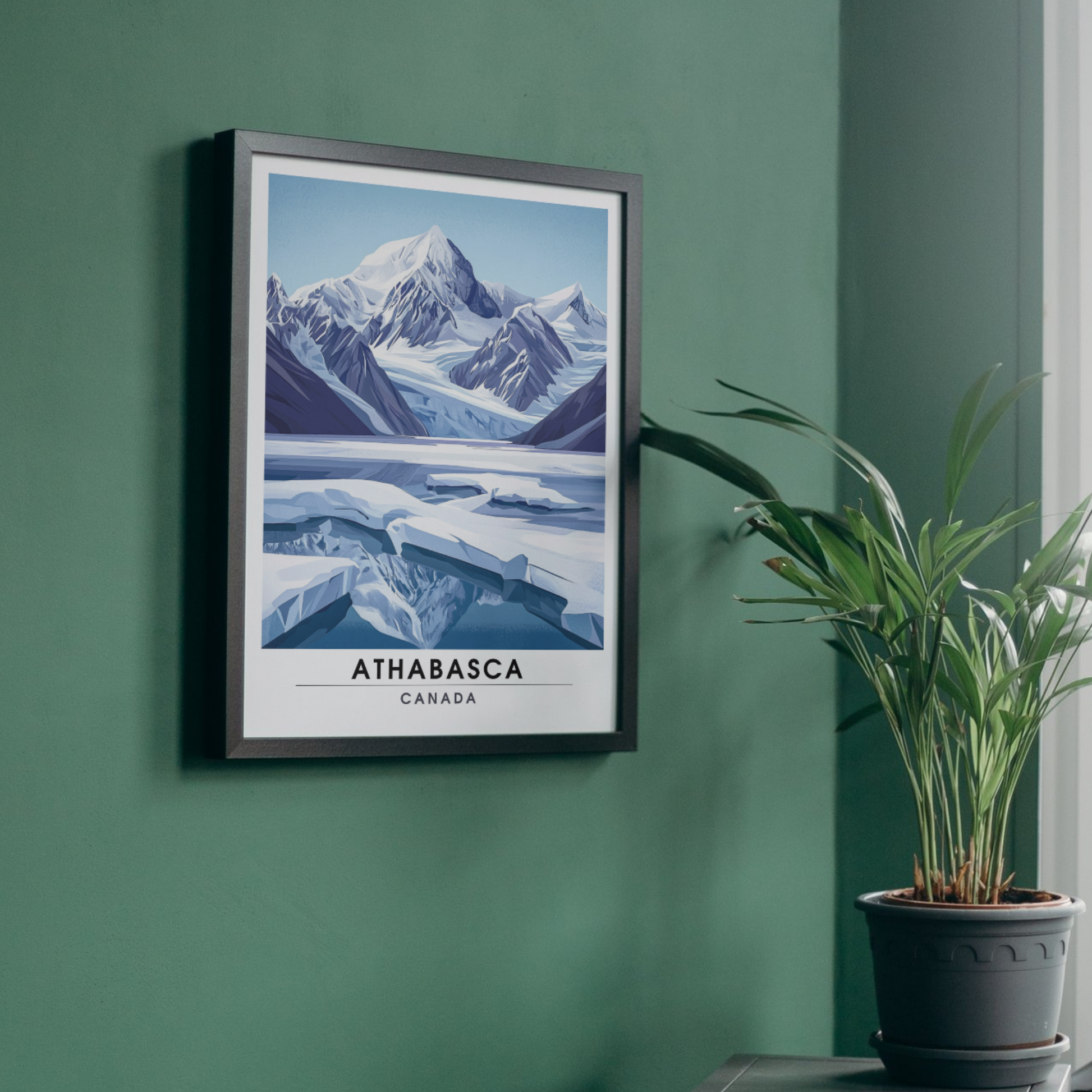 Affiche Glacier du athabasca | Poster Murale Canada | Affiche Canada