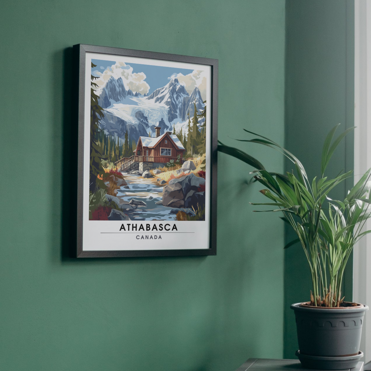 Affiche Glacier du athabasca | Poster Canada | Affiche Canada