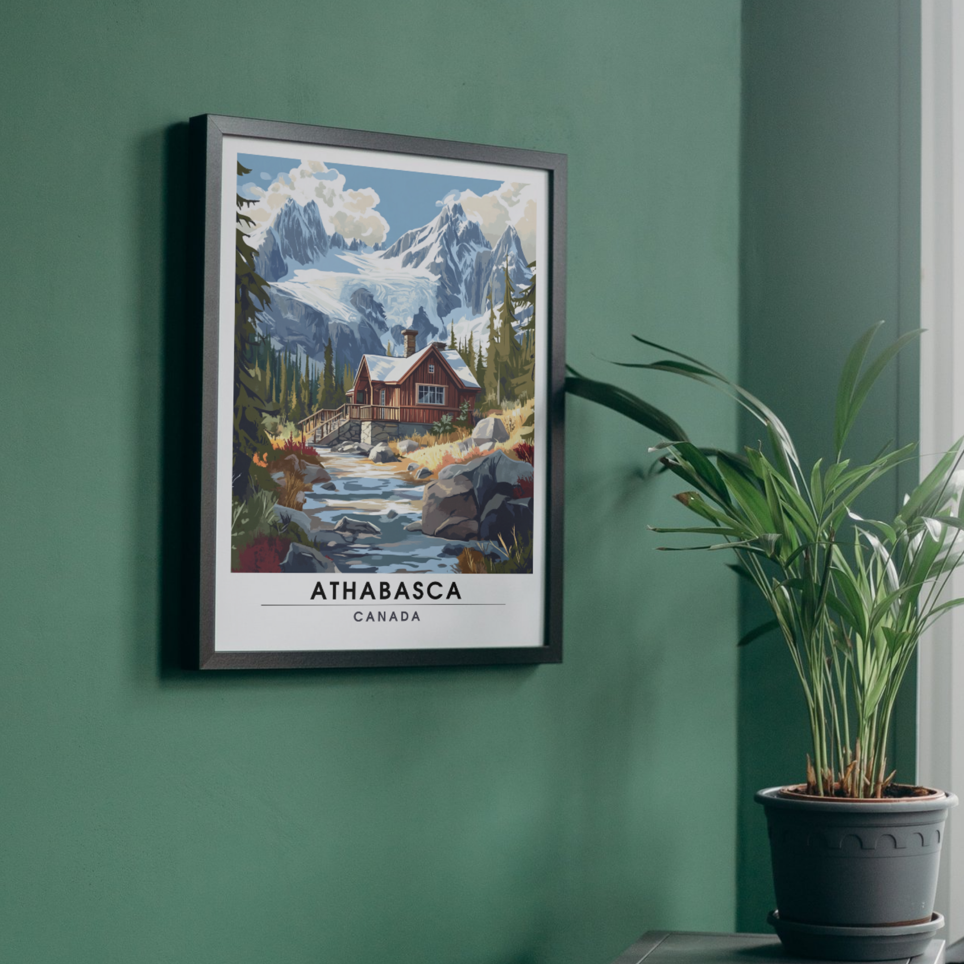 Affiche Glacier du athabasca | Poster Canada | Affiche Canada