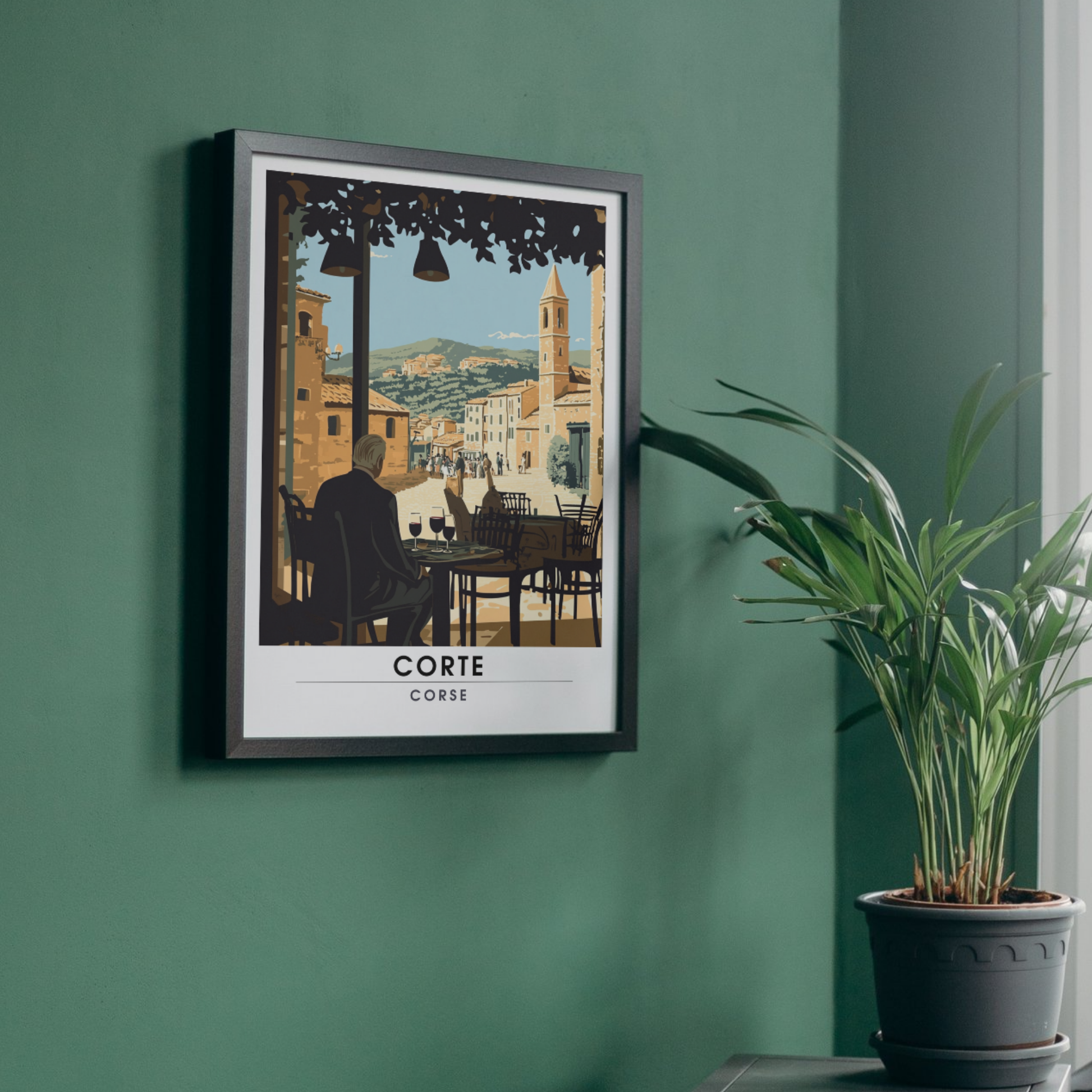 Affiche Corte | Poster Corse | Affiche Corse