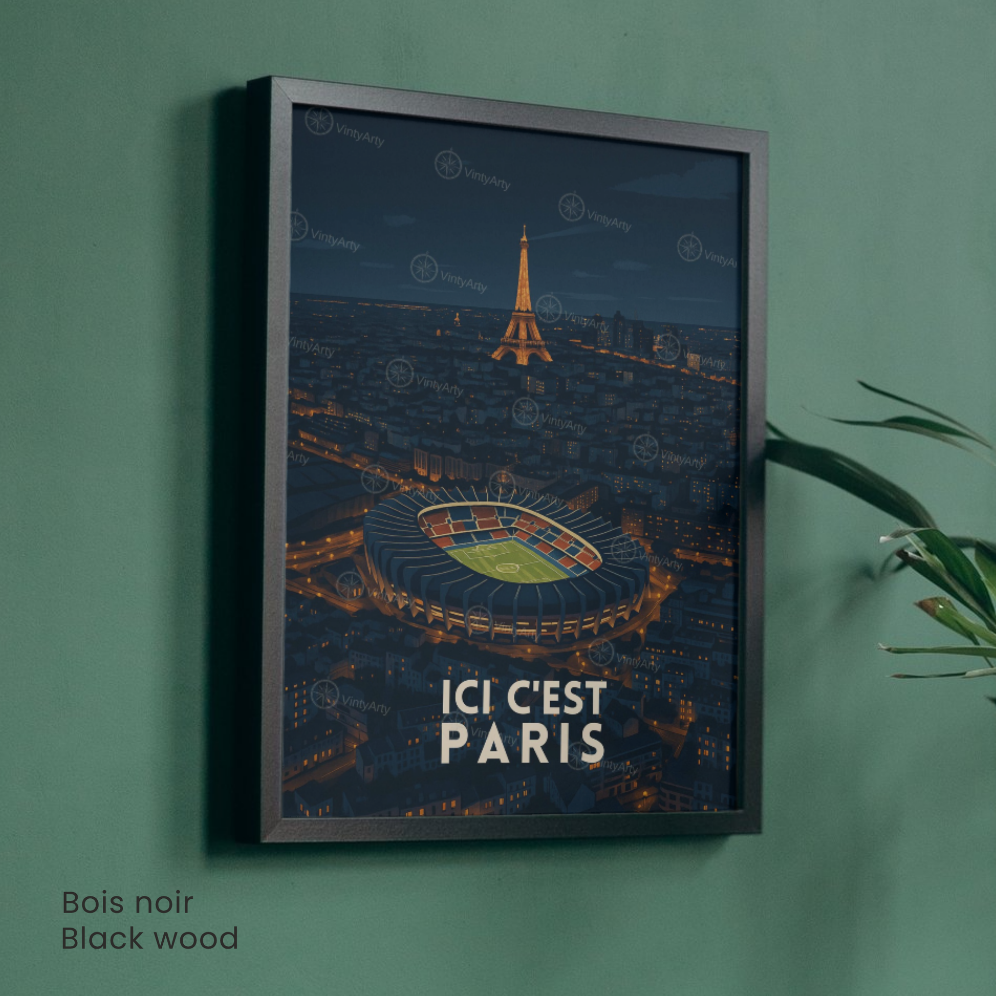 Affiche Paris | Poster de voyage Tour Eiffel | Affiche France