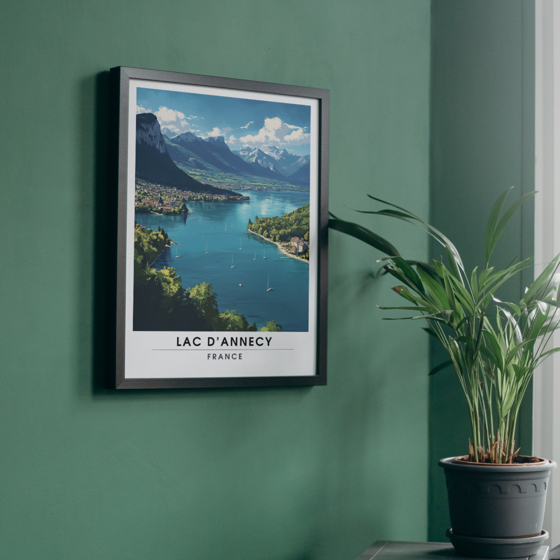 Affiche Lac d’Annecy | Impression France  |  Affiche France