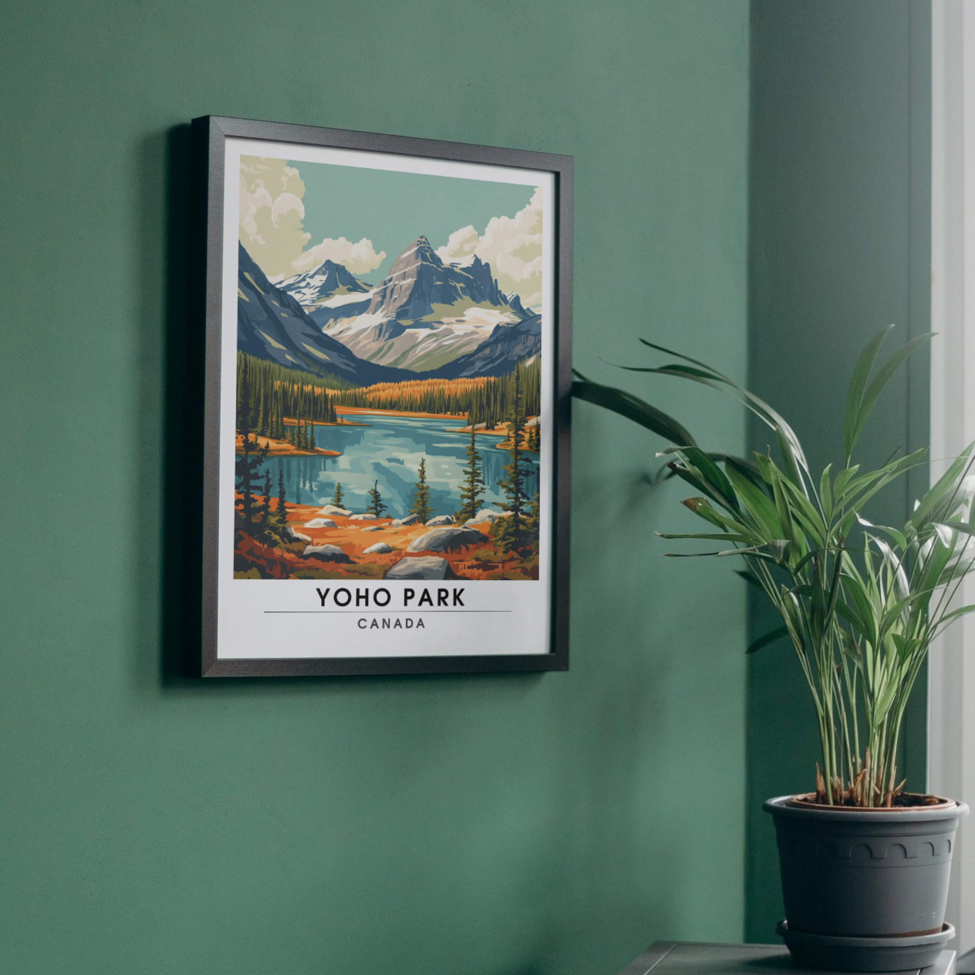 Affiche Parc national de Yoho | Poster décoratif Canada | Affiche Canada