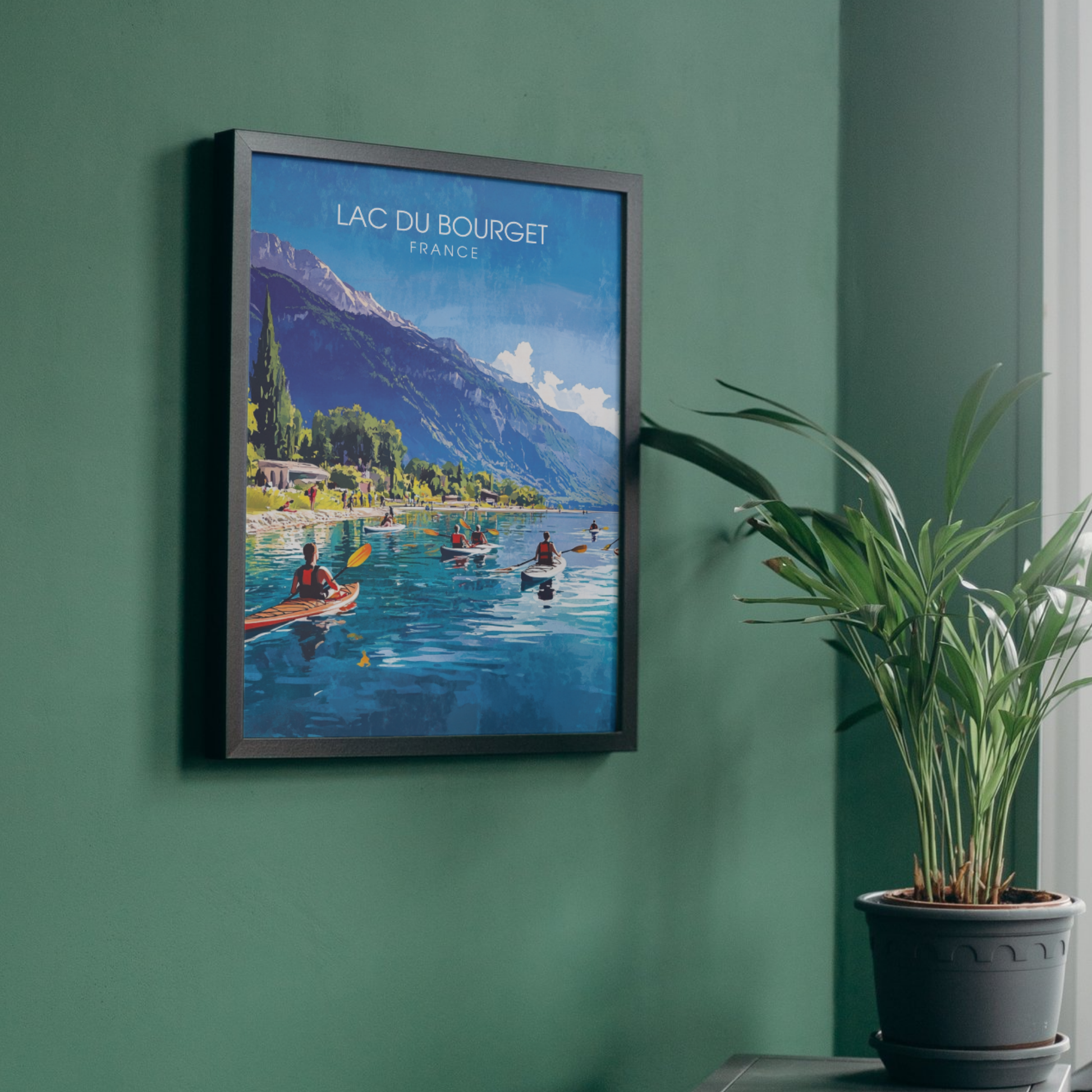 Affiche Lac du Bourget | Impression France  |  Affiche France