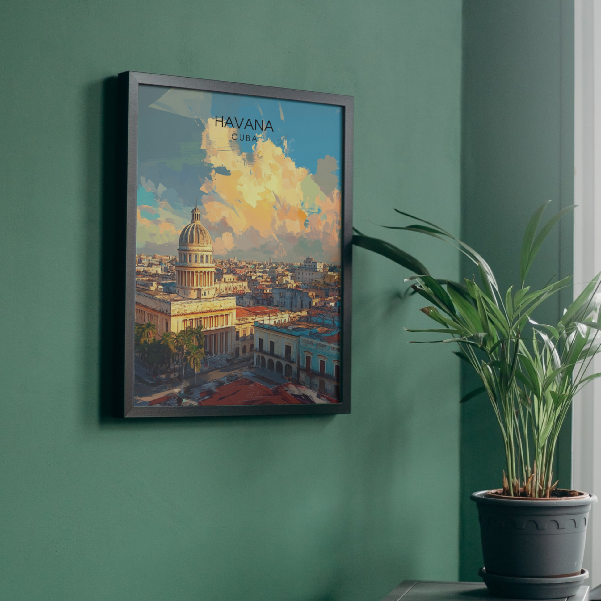 Affiche Havana | Art Murale Cuba | Affiche Cuba