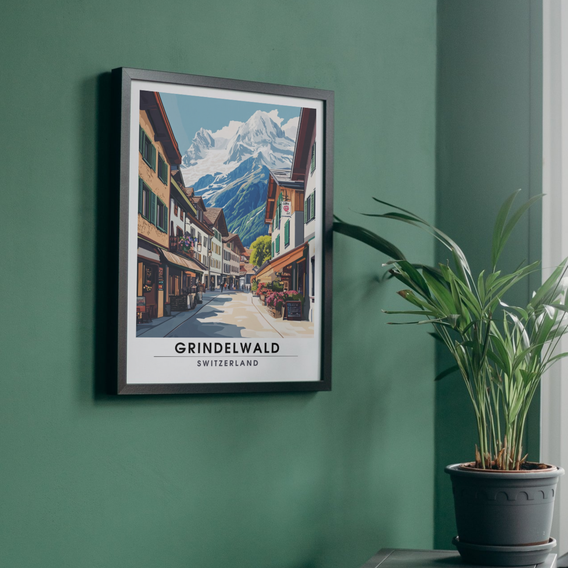 Affiche Grindelwald | Impression Suisse | Affiche Suisse