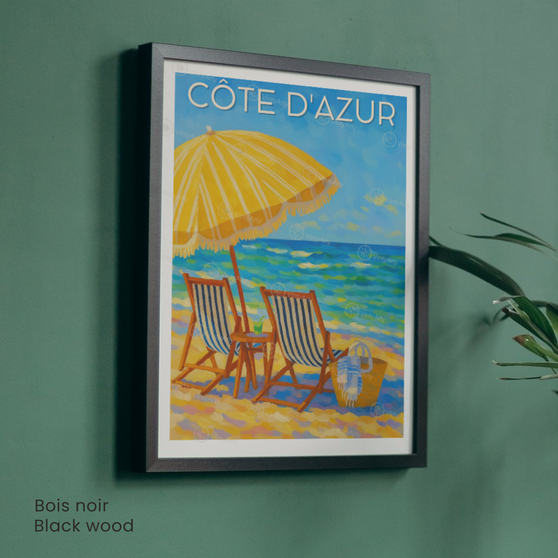 Affiche Côte d’Azur | Impression Côte d’Azur | Affiche France