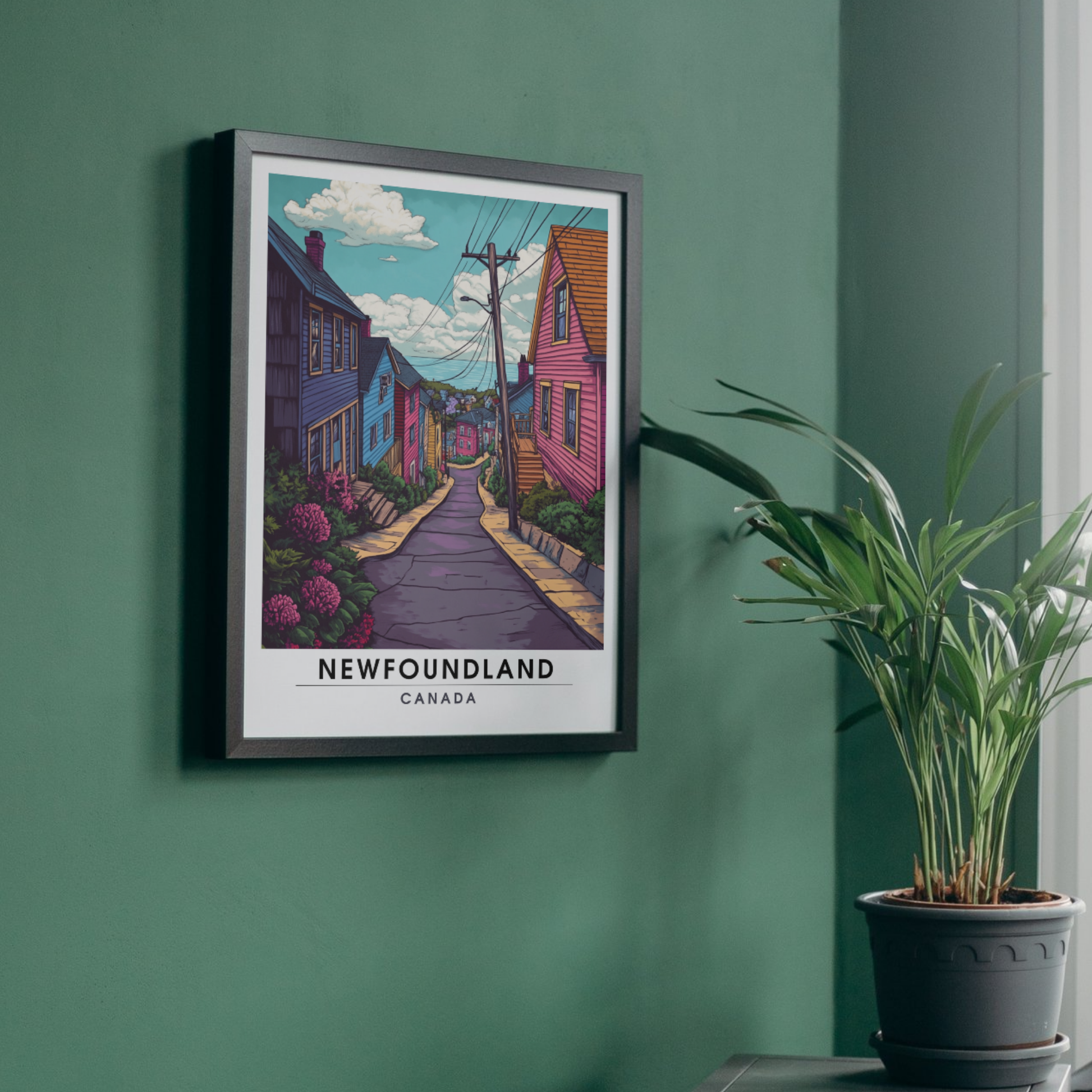 Affiche Terre Neuve | Poster Canada | Affiche Canada