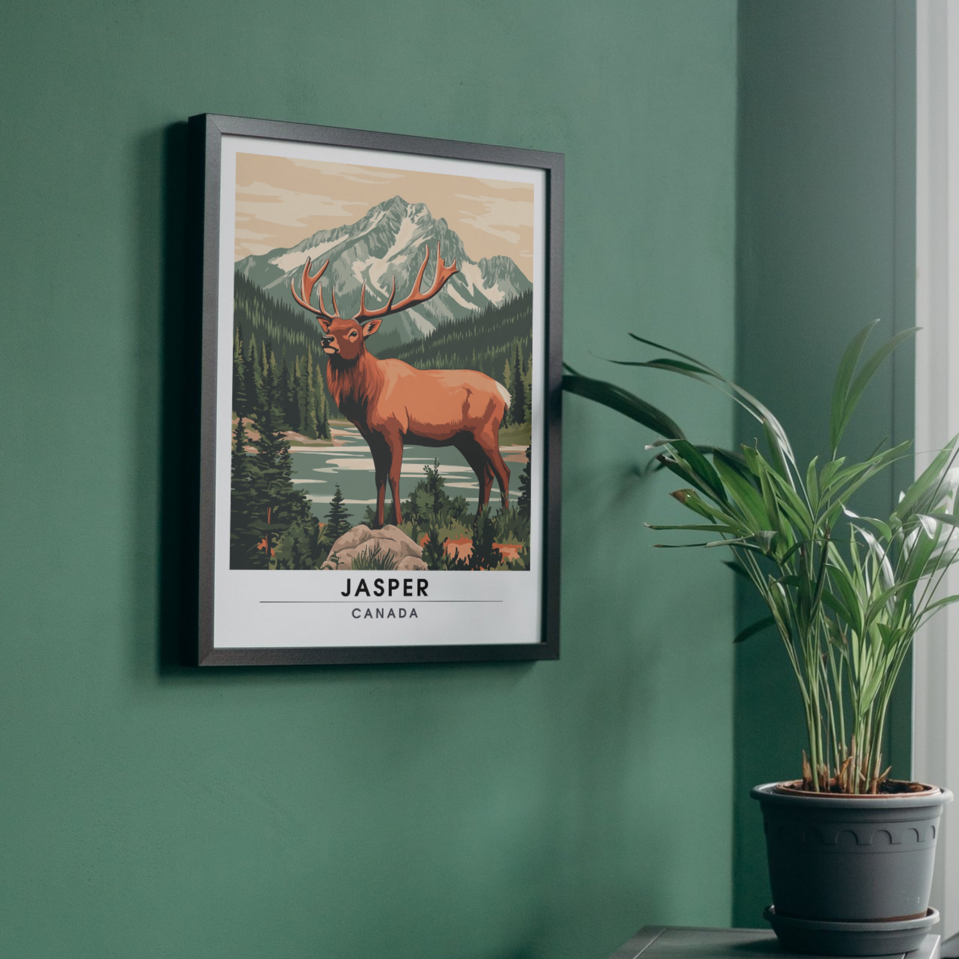 Affiche Parc national de jasper | Poster décoratif Canada | Affiche Canada