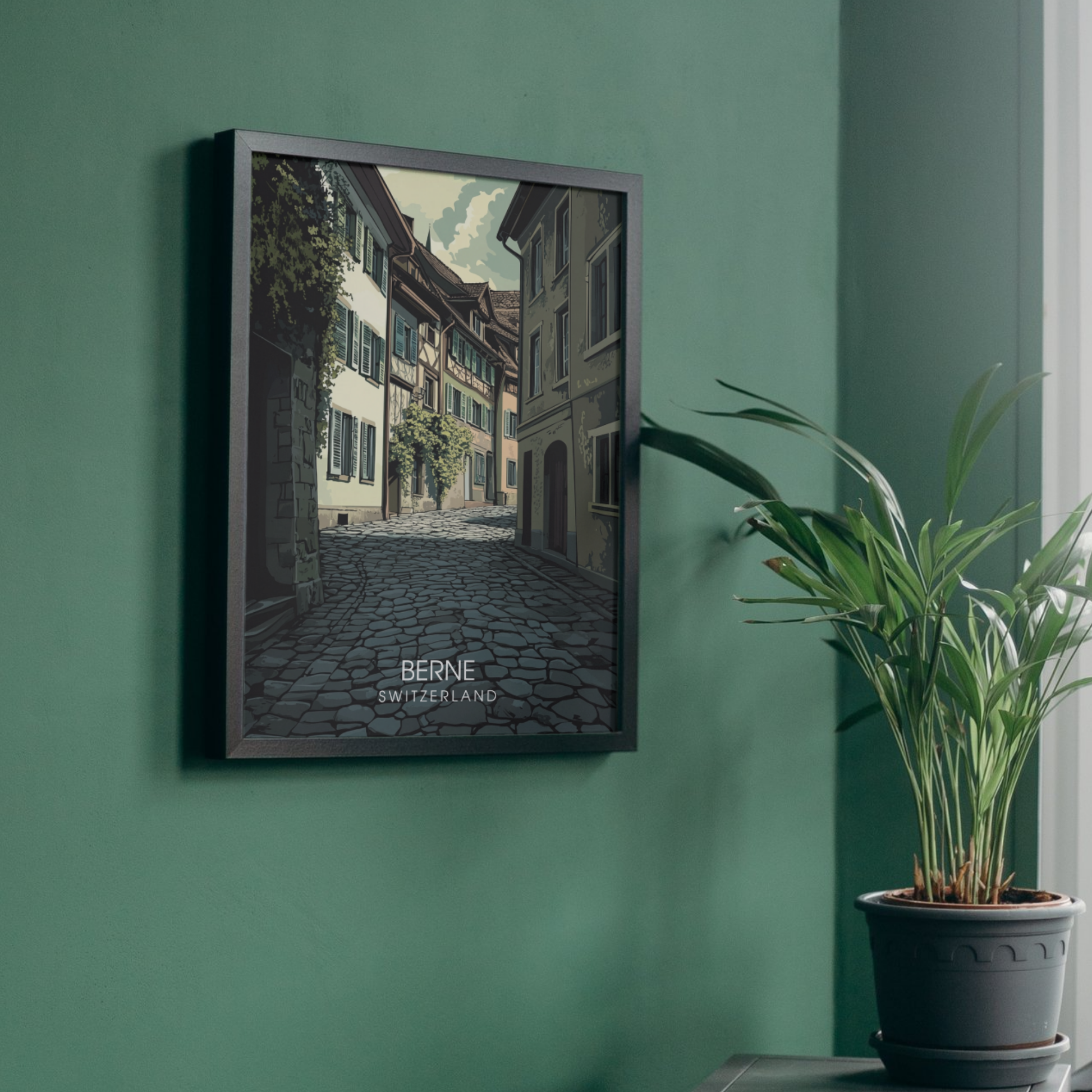 Affiche Berne | Poster de voyage Suisse | Affiche Suisse