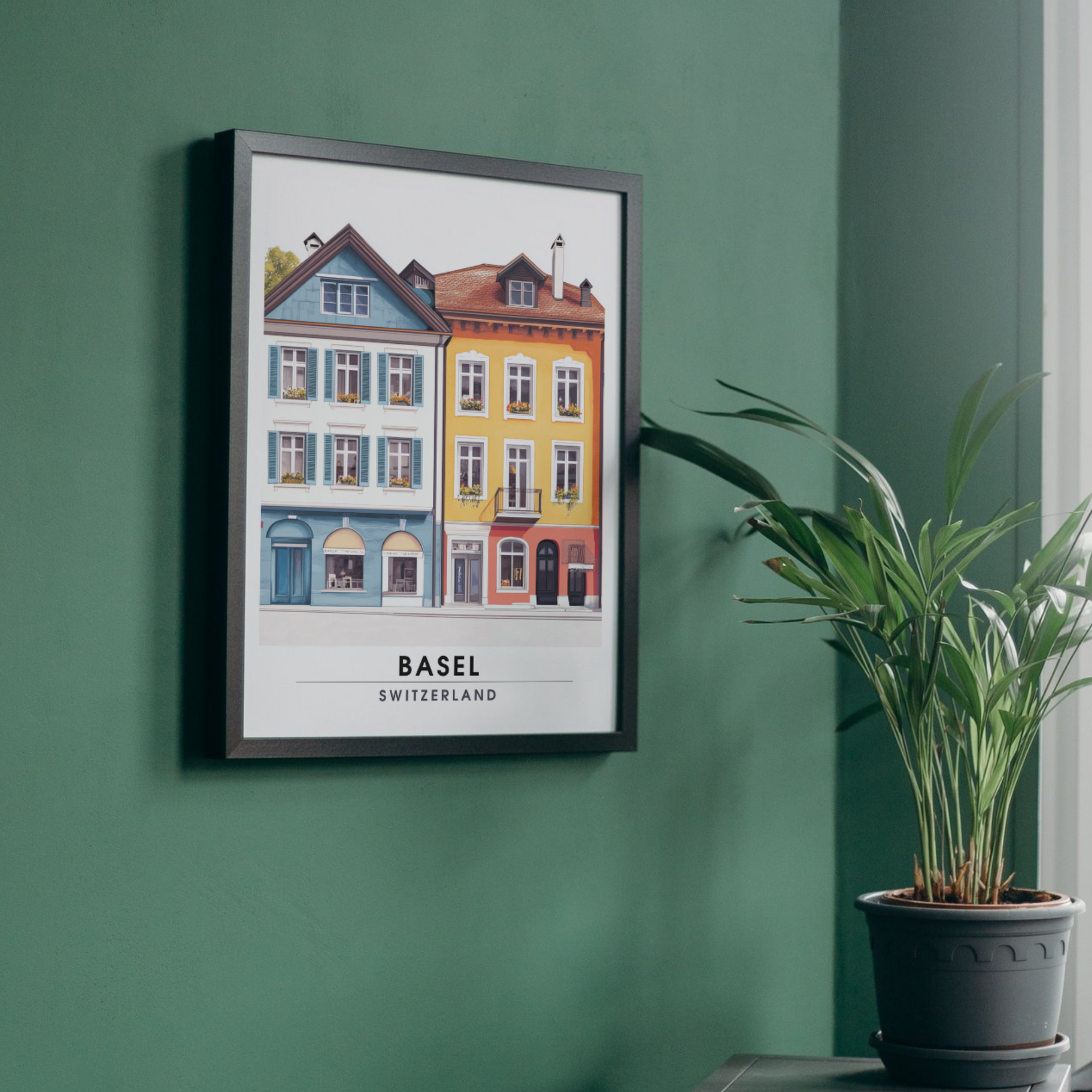 Affiche Bâle | Impression de voyage Suisse | Affiche Suisse