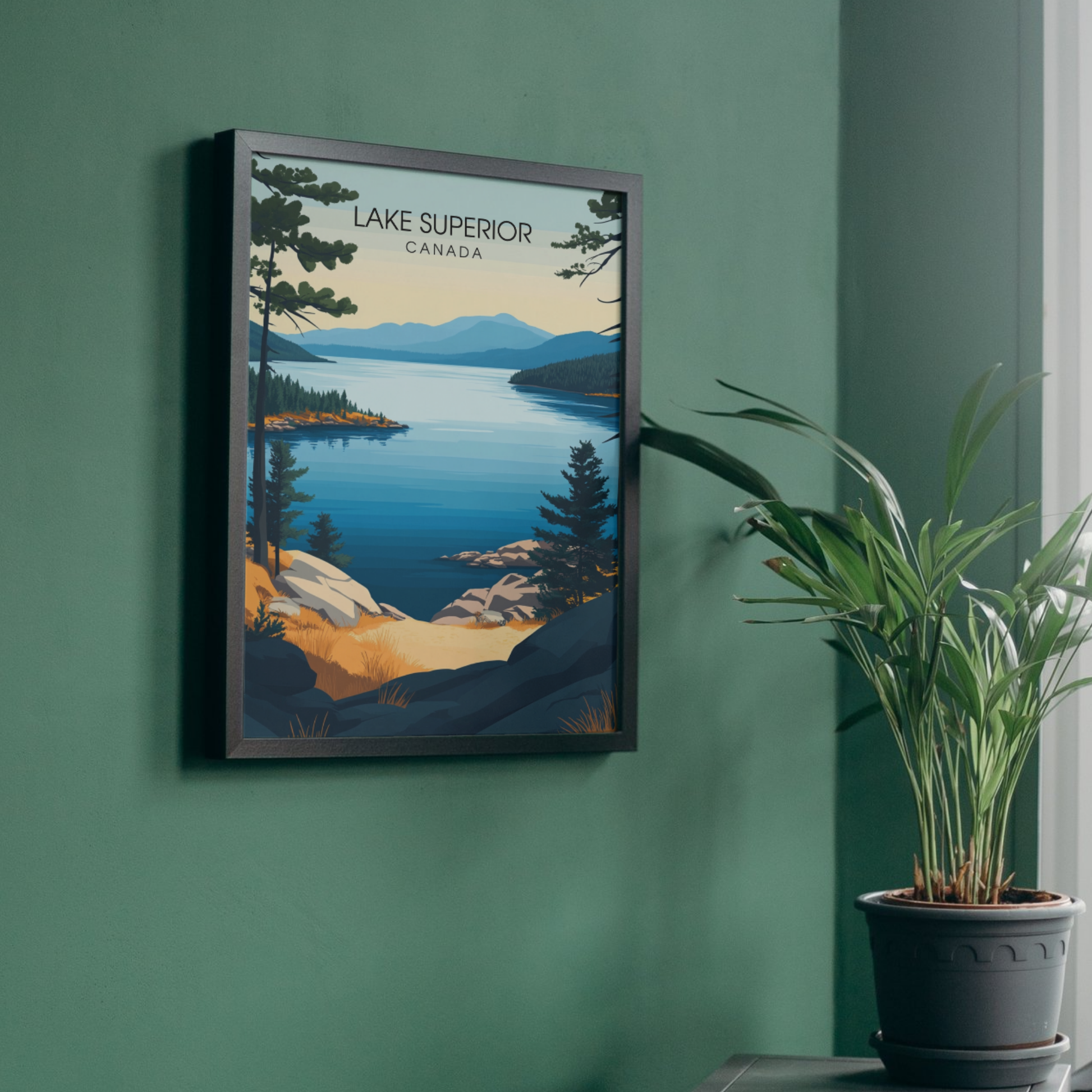 Affiche Lac Supérieur | Impression Canada | Affiche Lac