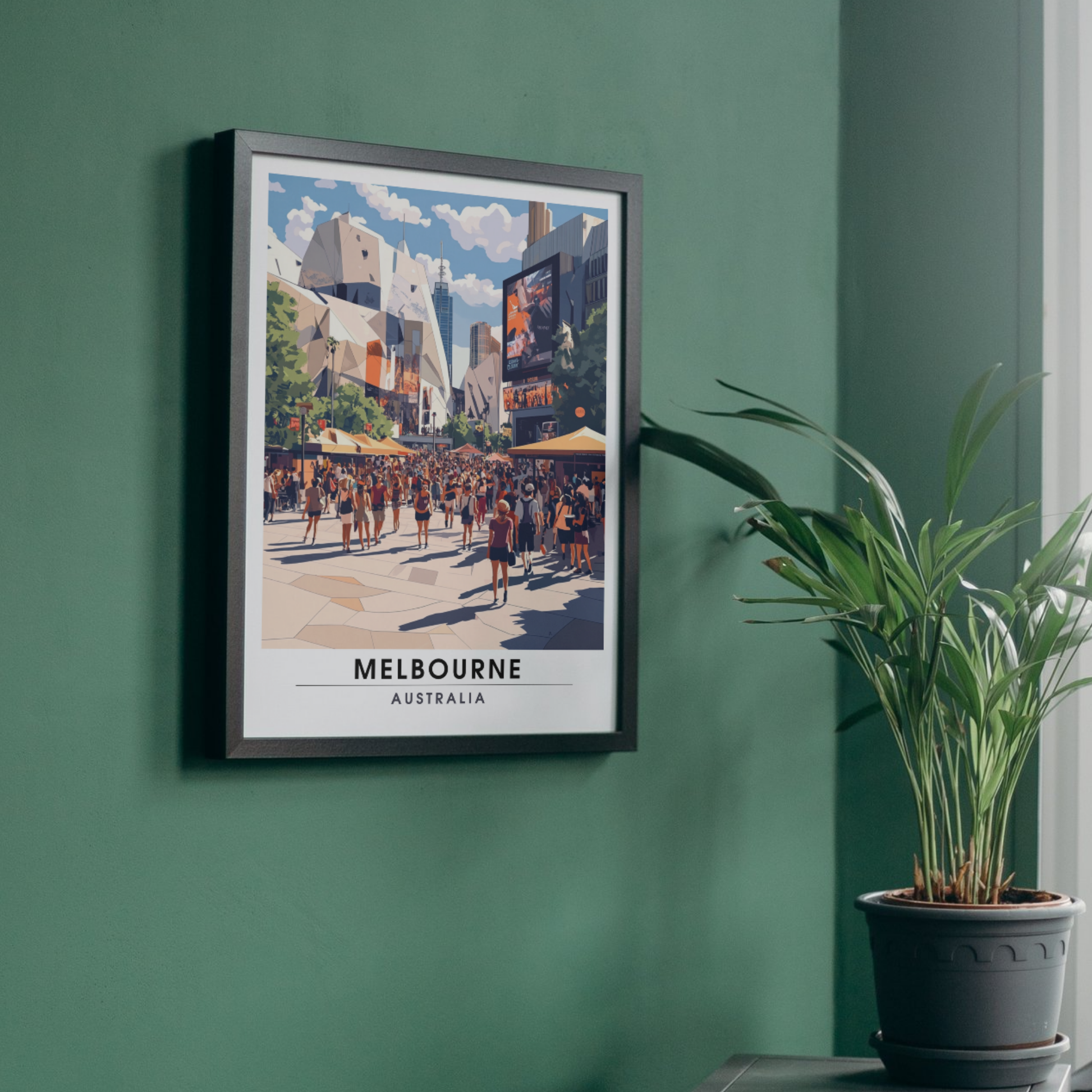 Affiche Melbourne | Poster Murale Australie | Affiche Australie