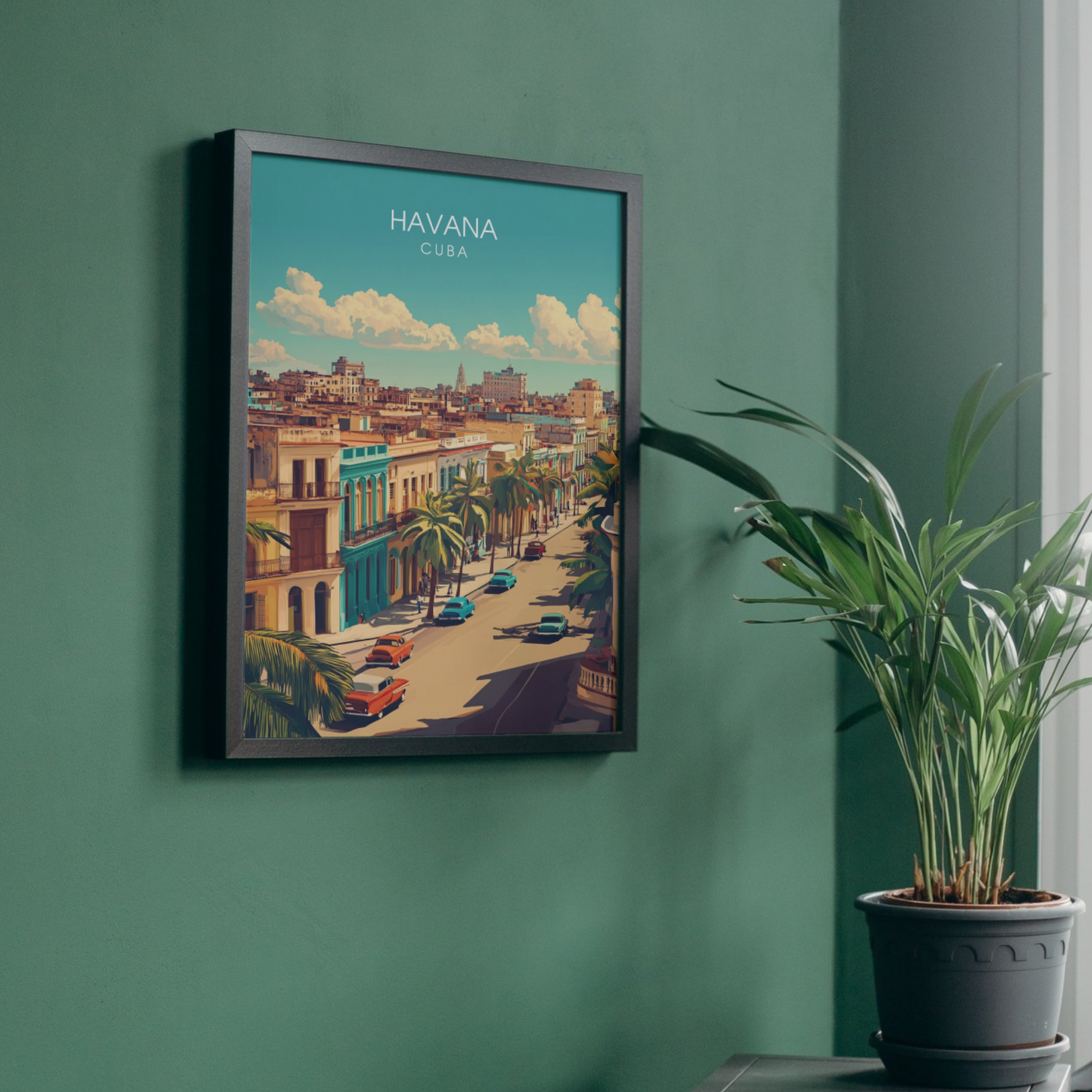 Affiche Havana | Impression déco Cuba | Affiche Cuba