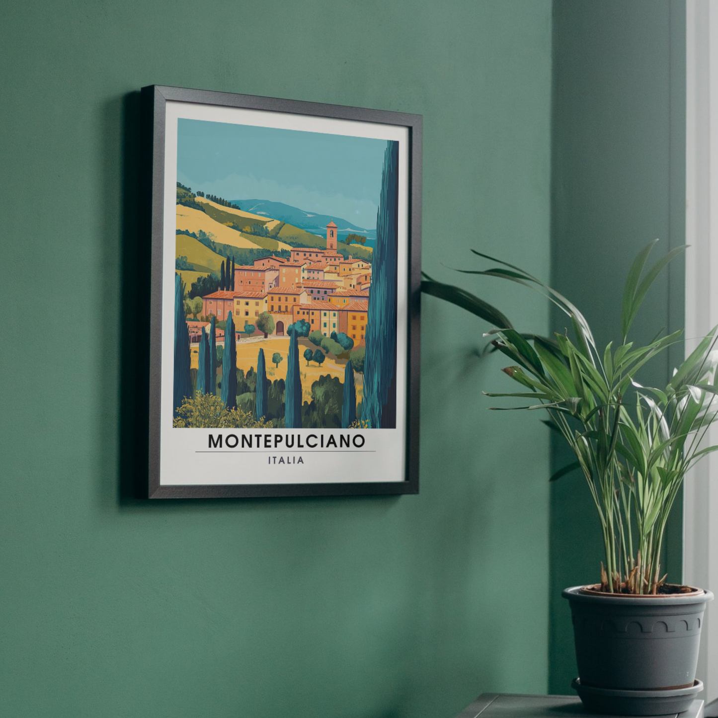 Montepulciano Poster | Montepulciano Print, Italy | Italy Print