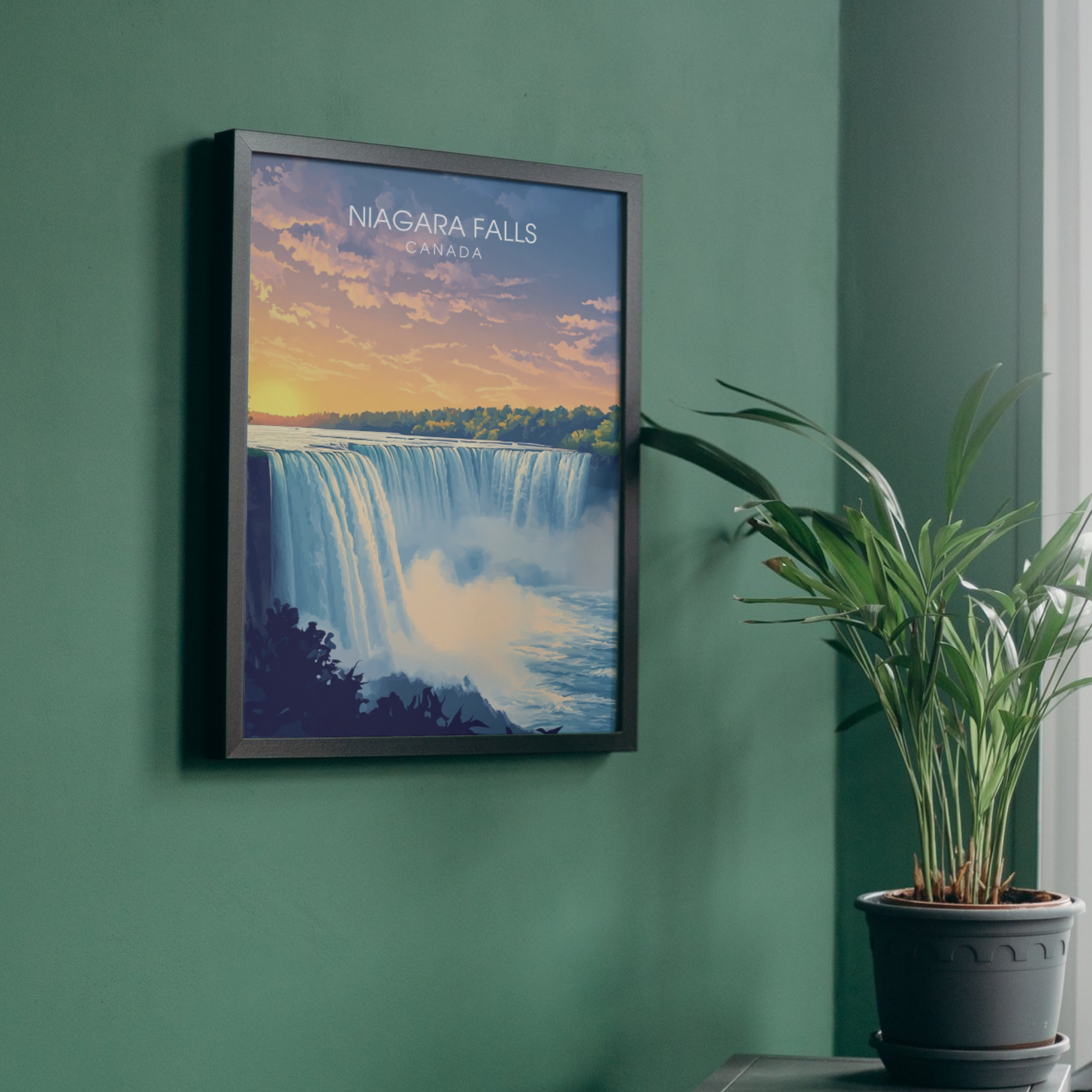 Affiche Chutes du Niagara | Poster Canada | Affiche Canada