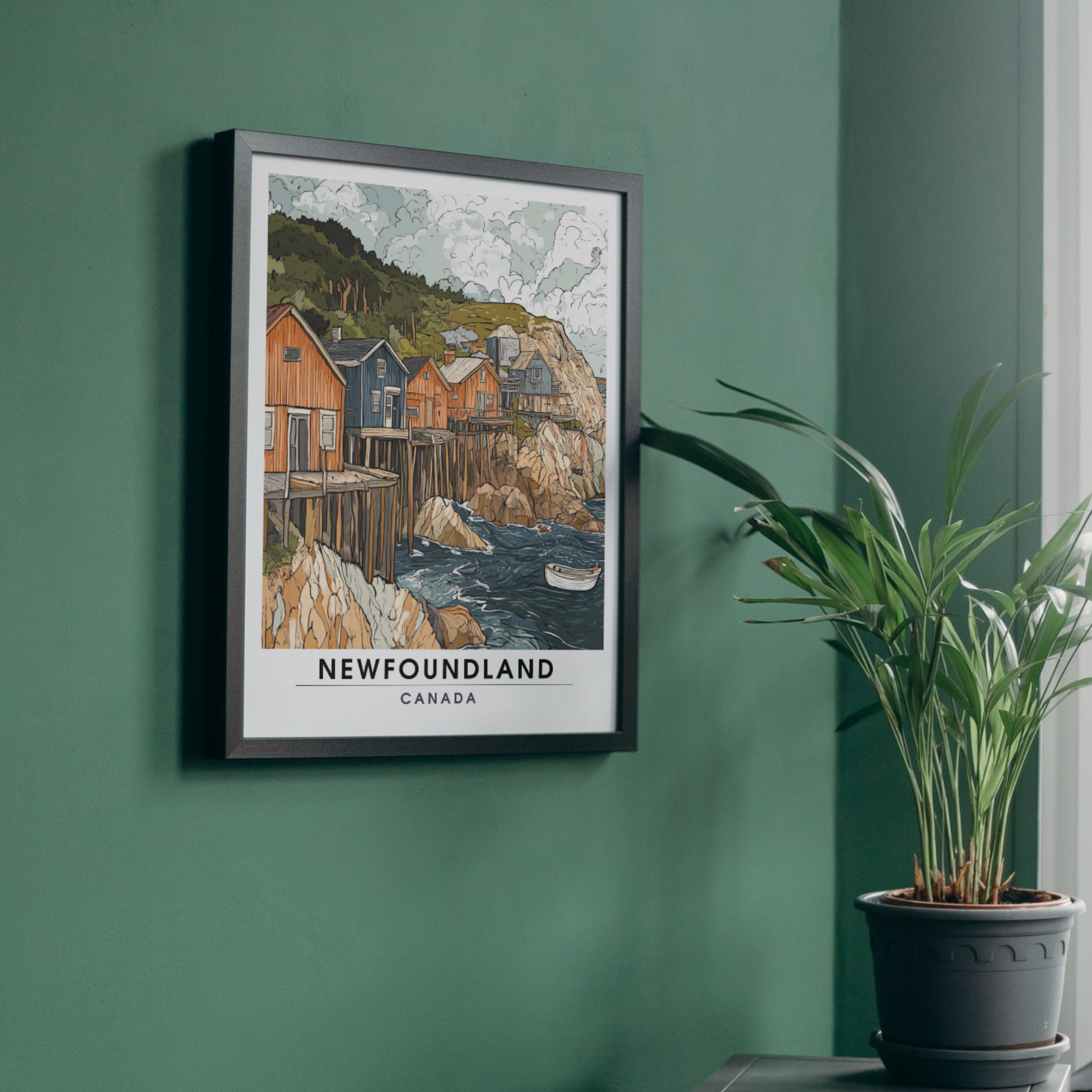 Affiche Terre Neuve | Impression Canada | Affiche Canada