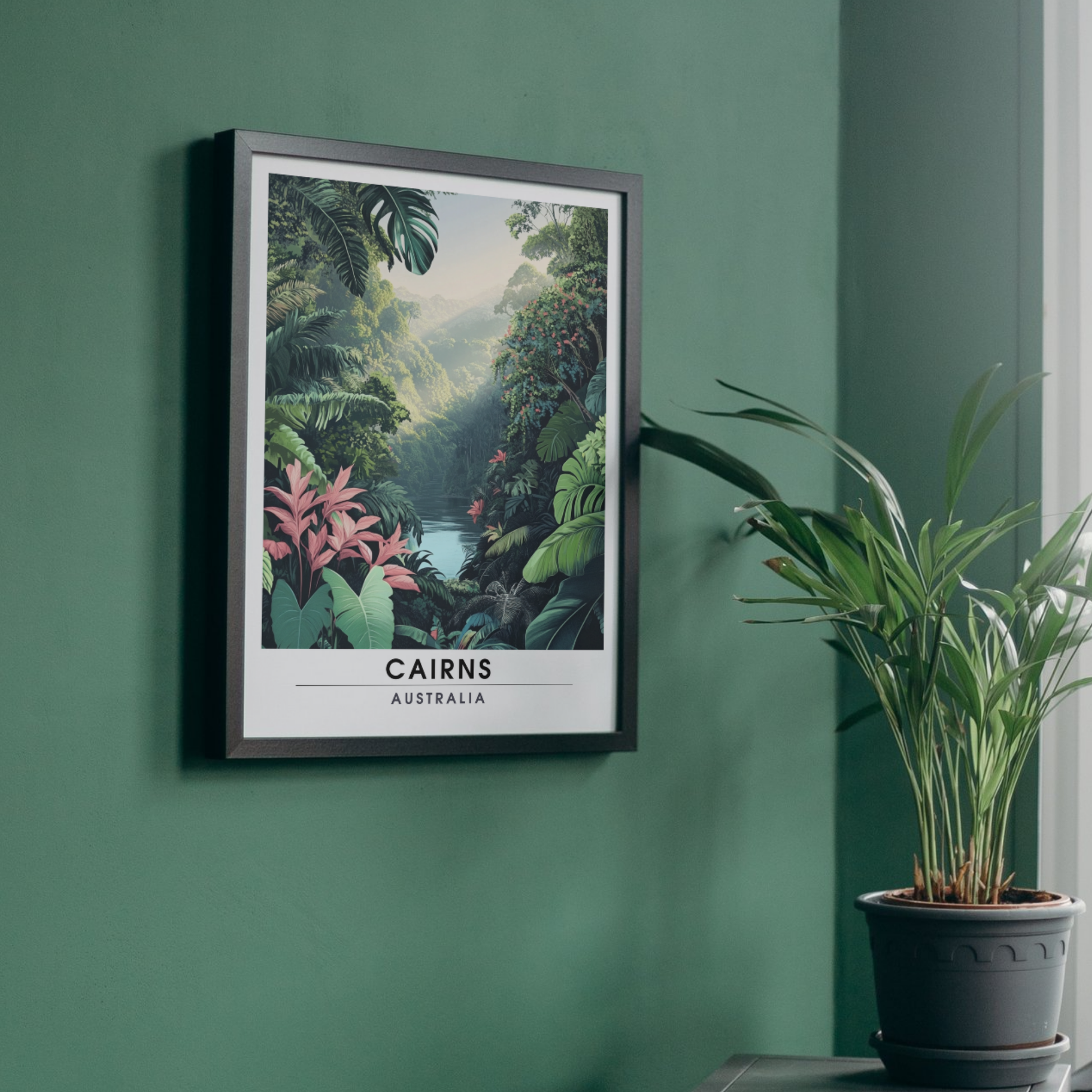 Affiche Cairns | Impression de voyage Australie | Affiche Australie