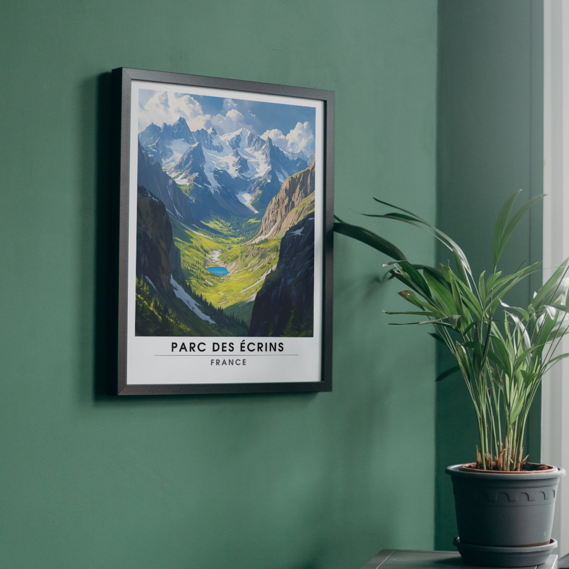 Affiche Parc des Écrins | Impression France  |  Affiche France