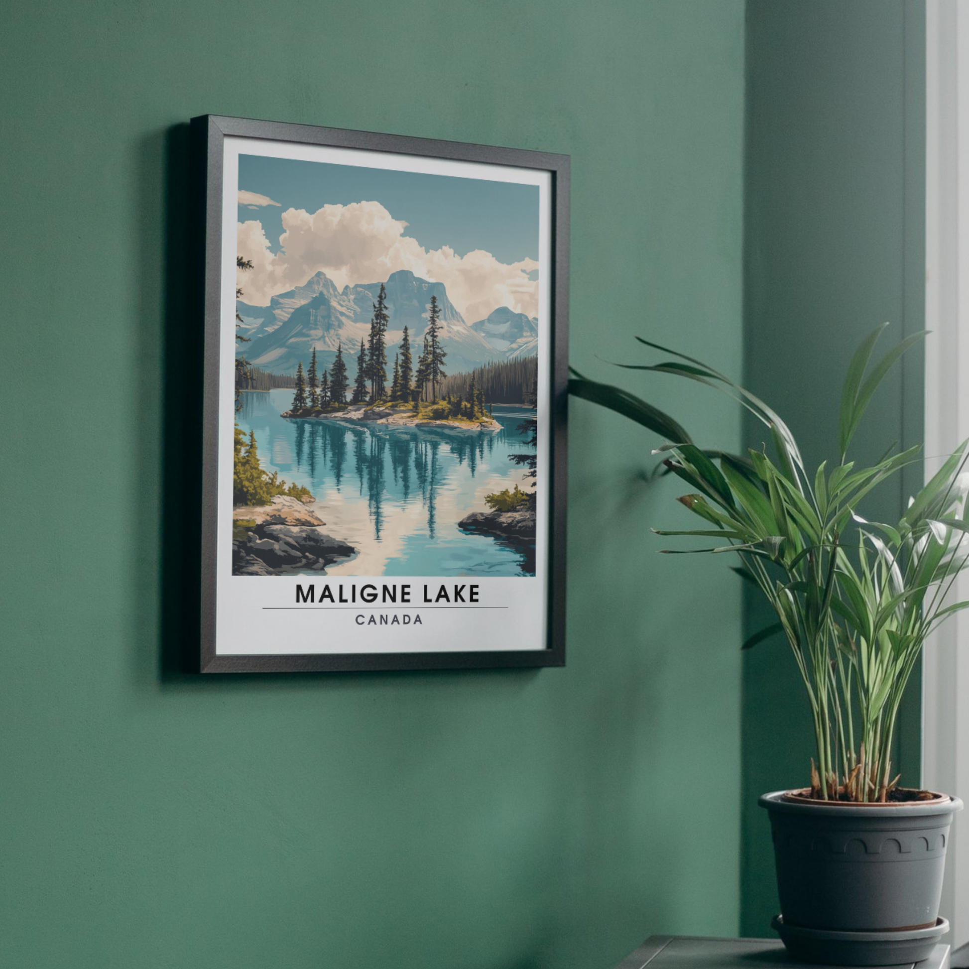 Affiche Lac Maligne | Impression Canada | Affiche Lac