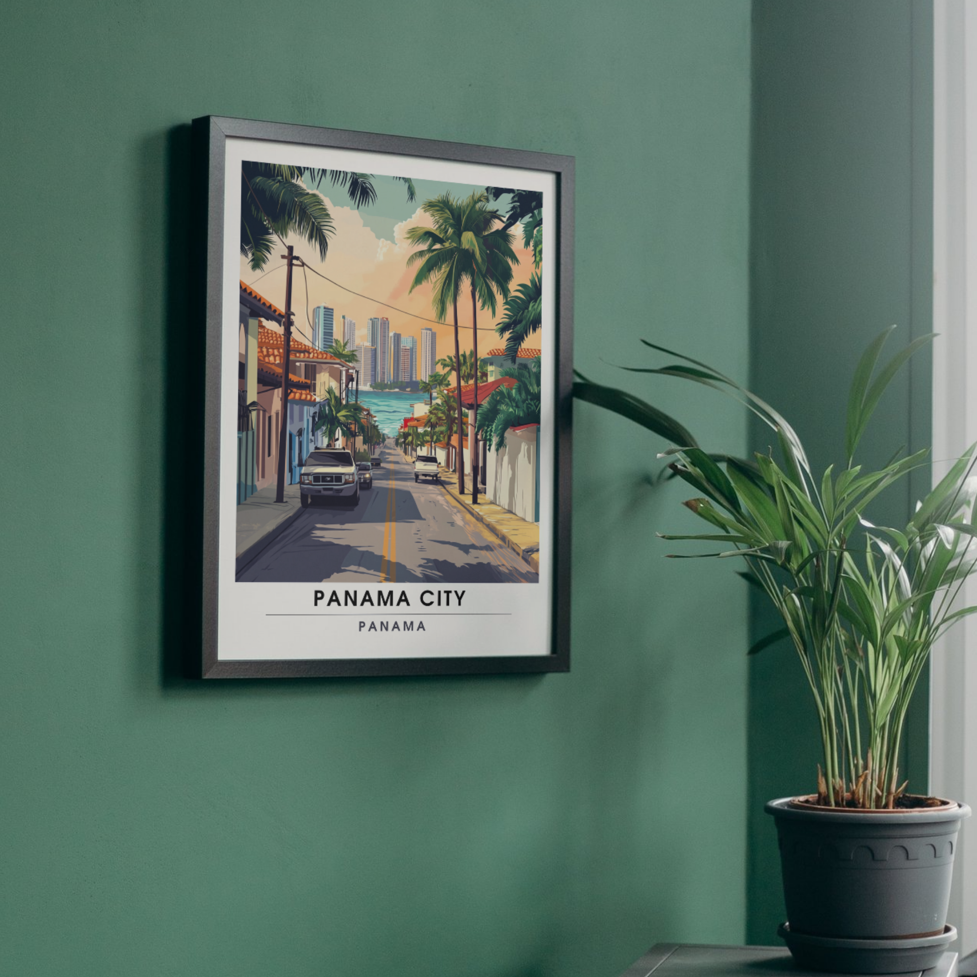 Affiche Ville de Panama | Impression Panama | Affiche Panama