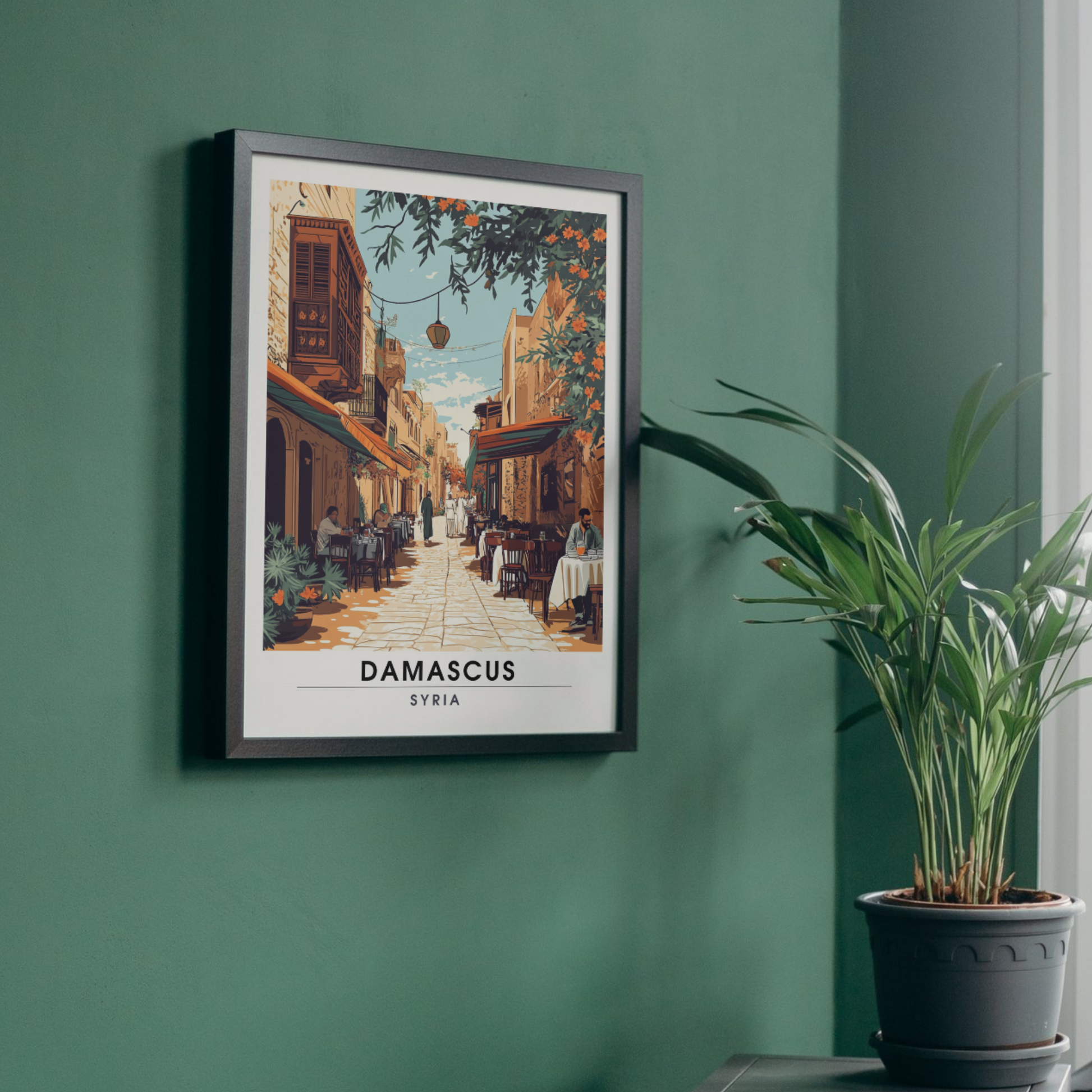 Affiche Damascus| Impression Syria | Affiche Syria
