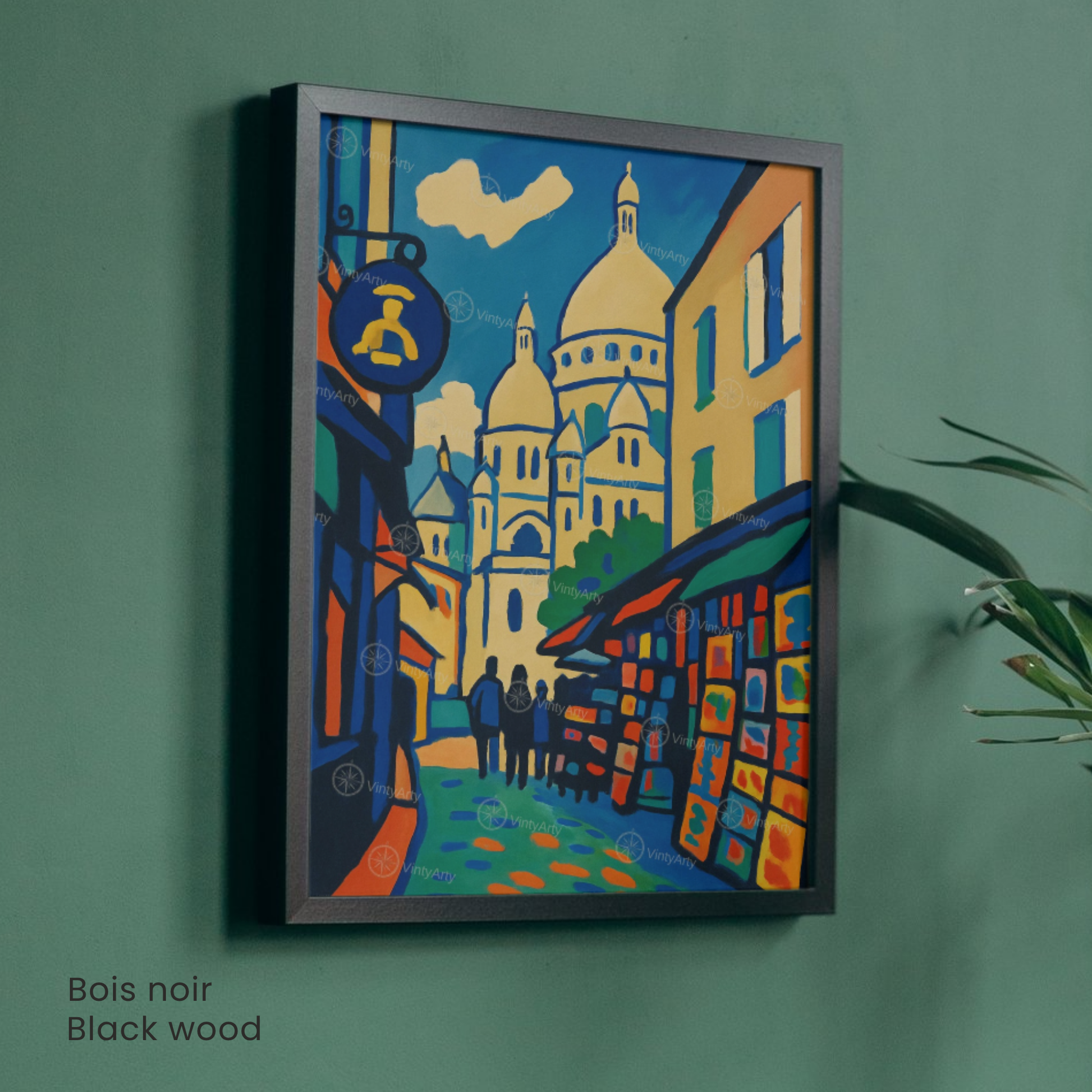 Affiche Paris | Impression Art Montmartre - Sacré Cœur | Affiche France