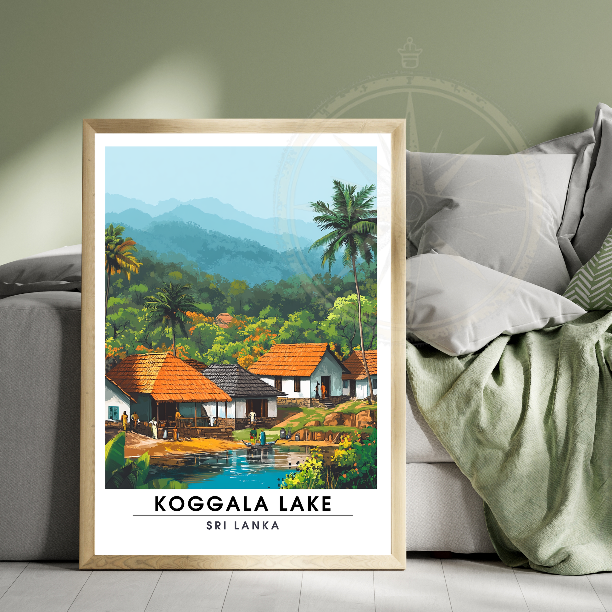 Affiche Koggala Lake | Impression Sri Lanka | Affiche Lake