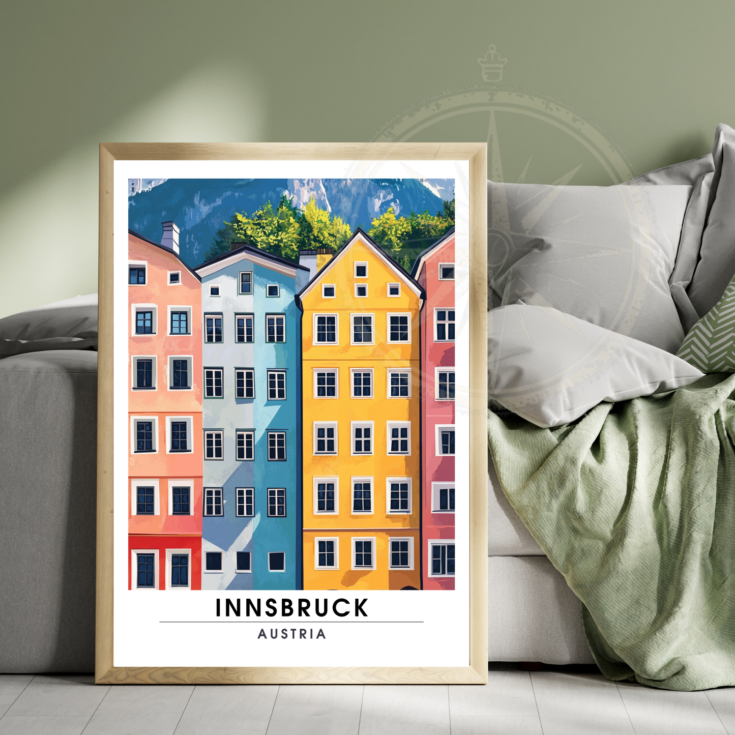 Affiche Innsbruck | Poster Autriche | Affiche Autriche