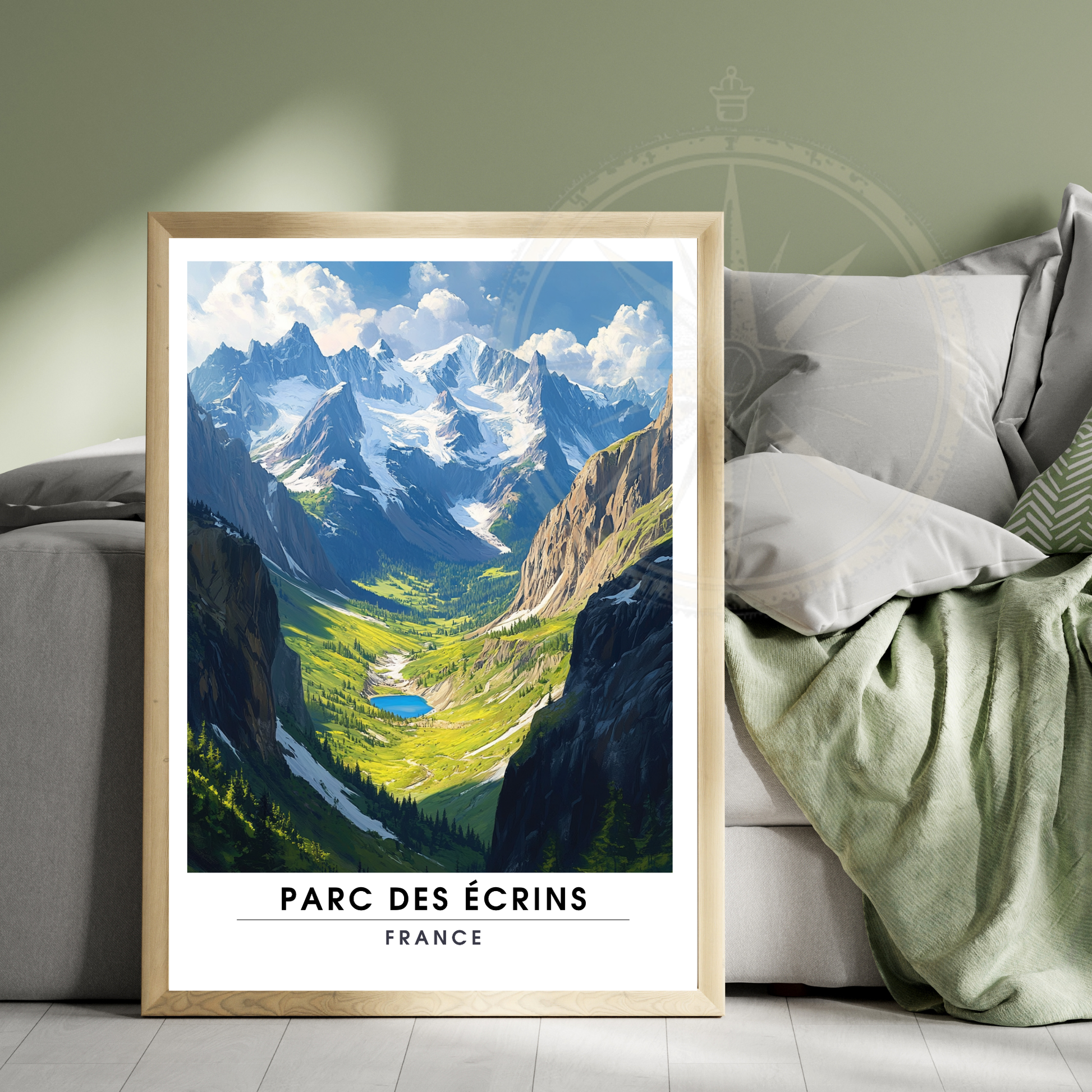 Affiche Parc des Écrins | Impression France  |  Affiche France