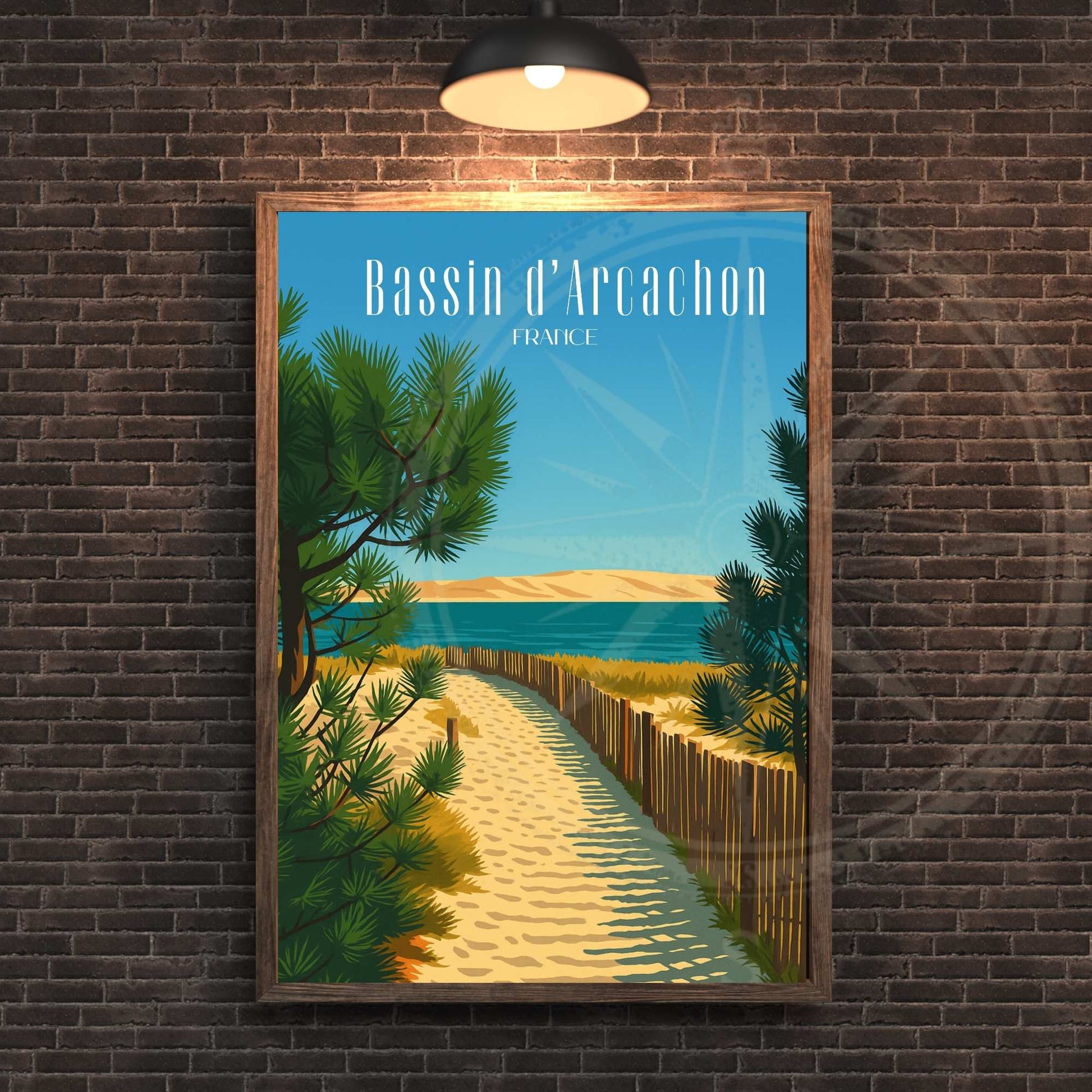 Affiche Arcachon | Impression Bassin d'Arcachon | Affiche France