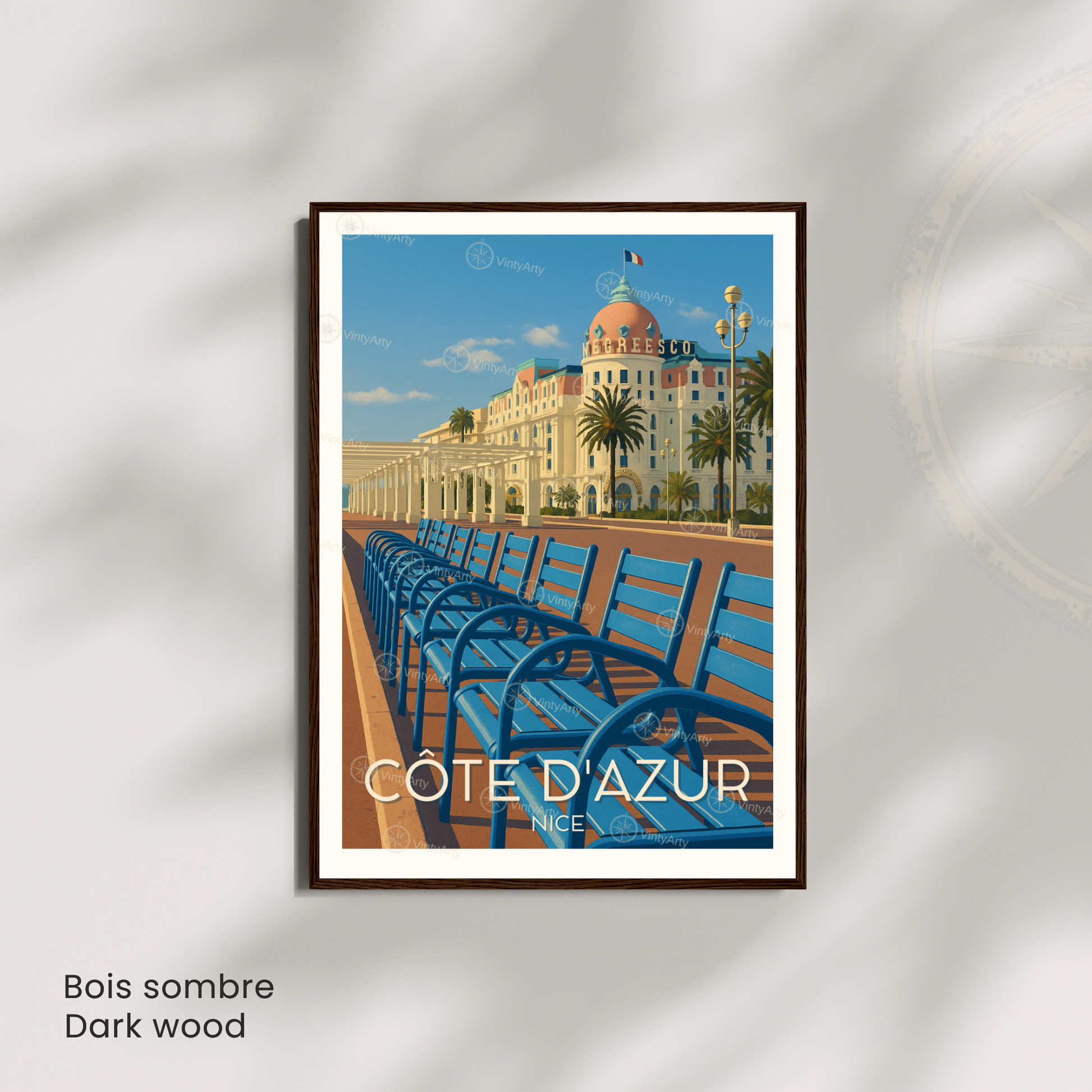 Affiche Côte d’Azur | Impression Artistique Côte d’Azur | Affiche France