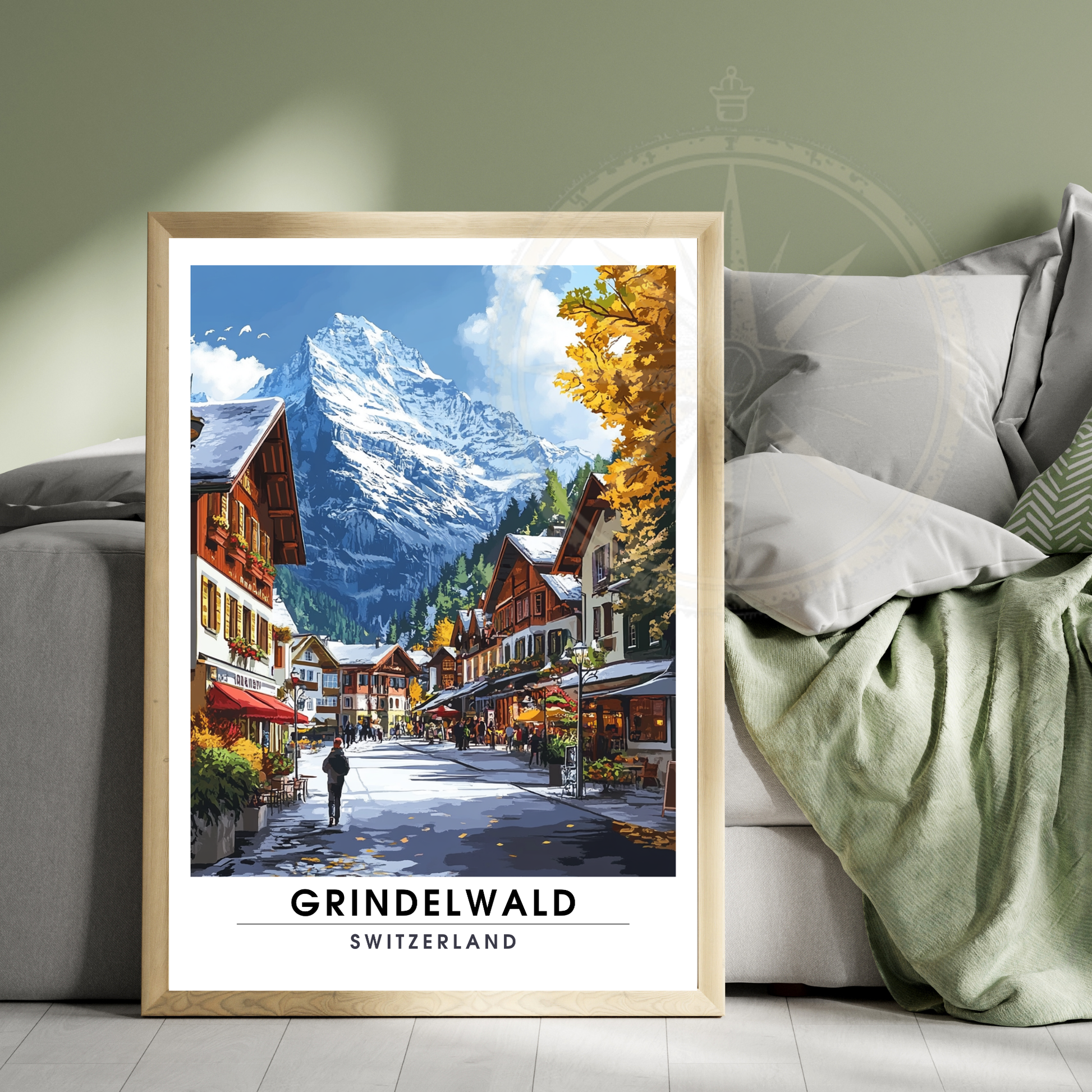 Affiche Grindelwald | Poster Suisse | Affiche Suisse