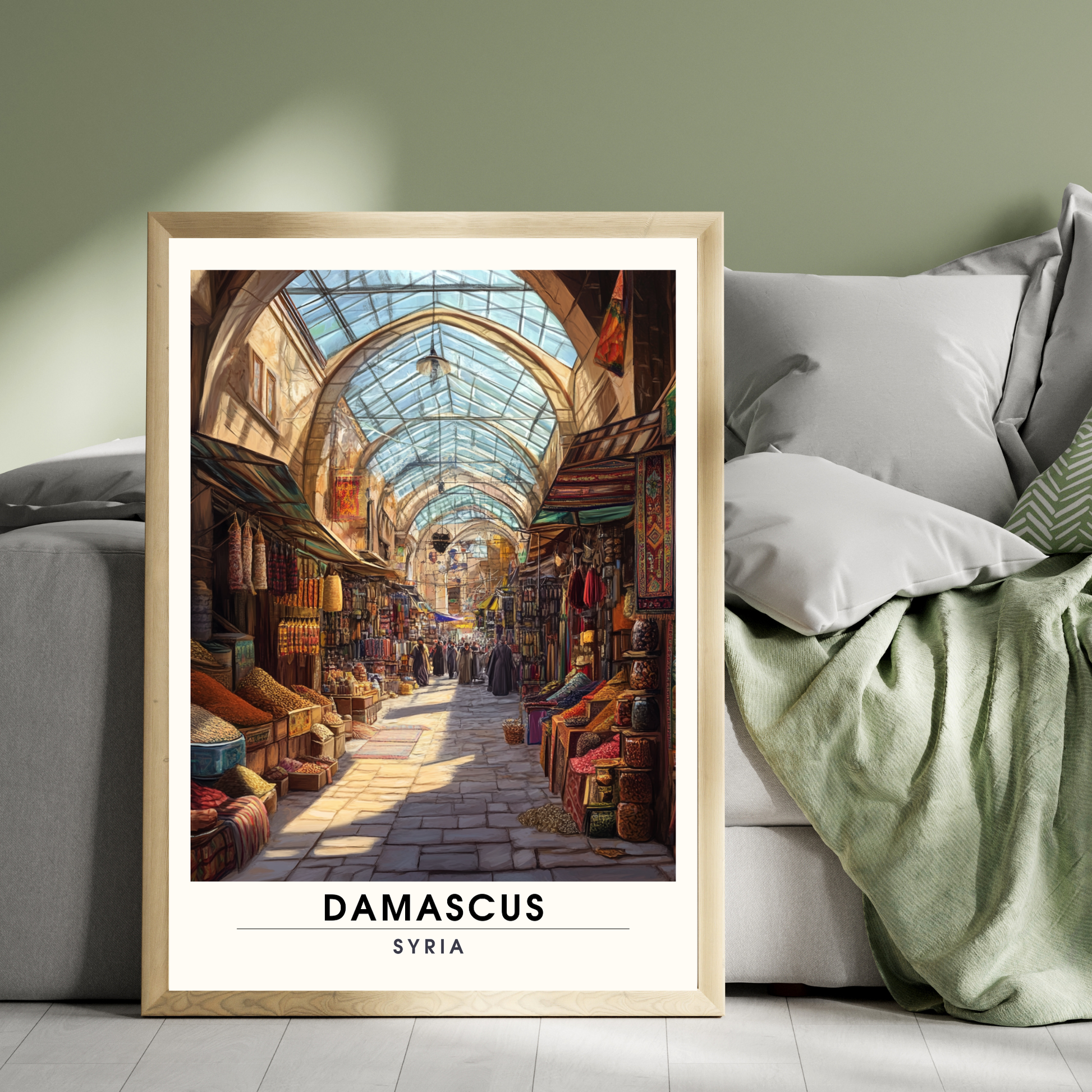 Affiche Damascus| Impression Syria | Affiche Syria