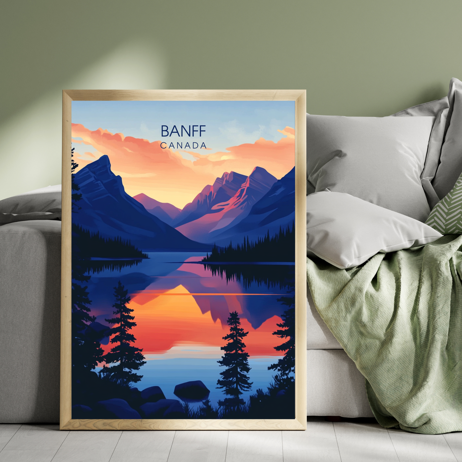 Affiche Parc national de Banff | Poster Murale Canada | Affiche Canada